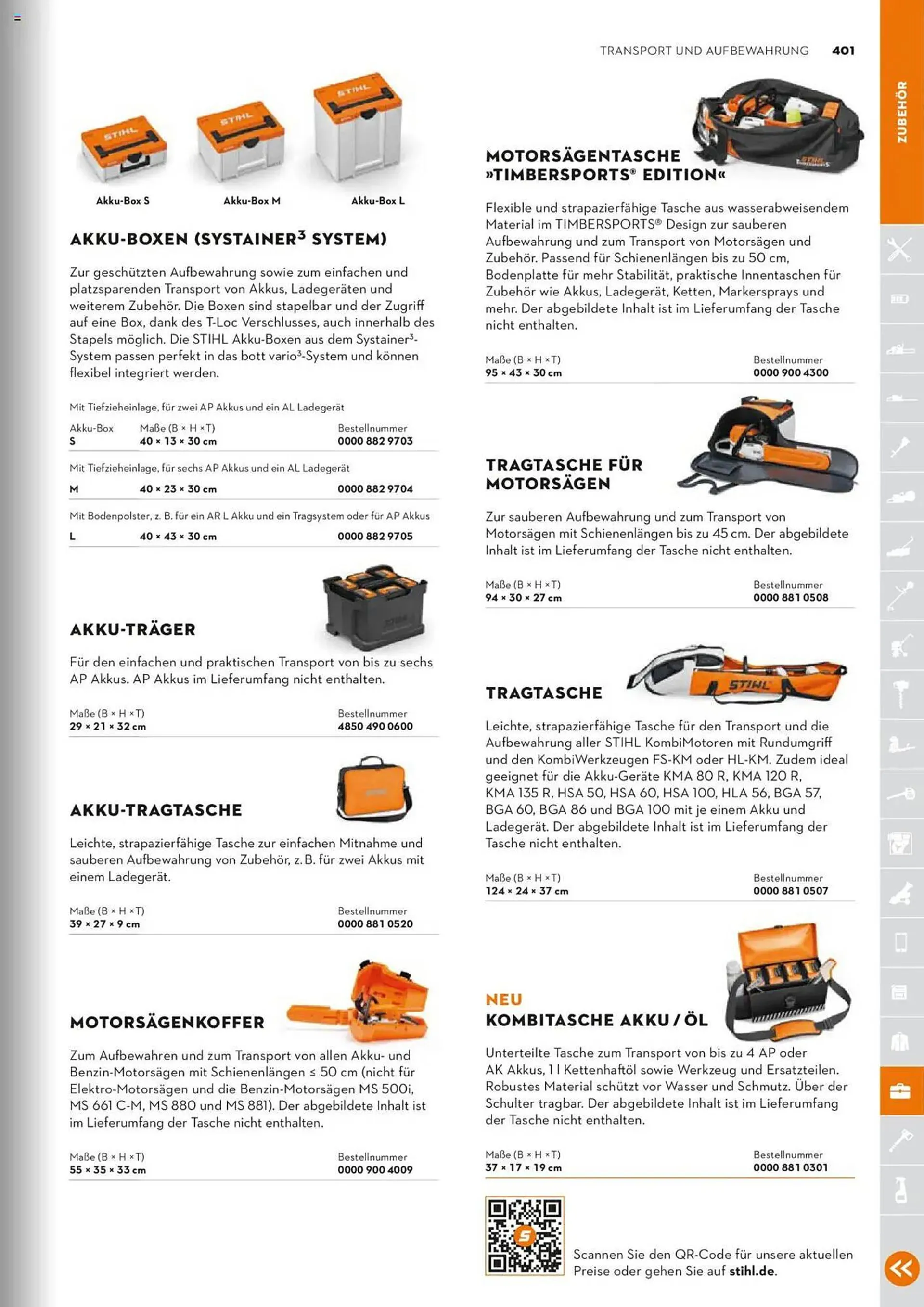 STIHL Prospekt von 1. Januar bis 31. Dezember 2025 - Prospekt seite 401