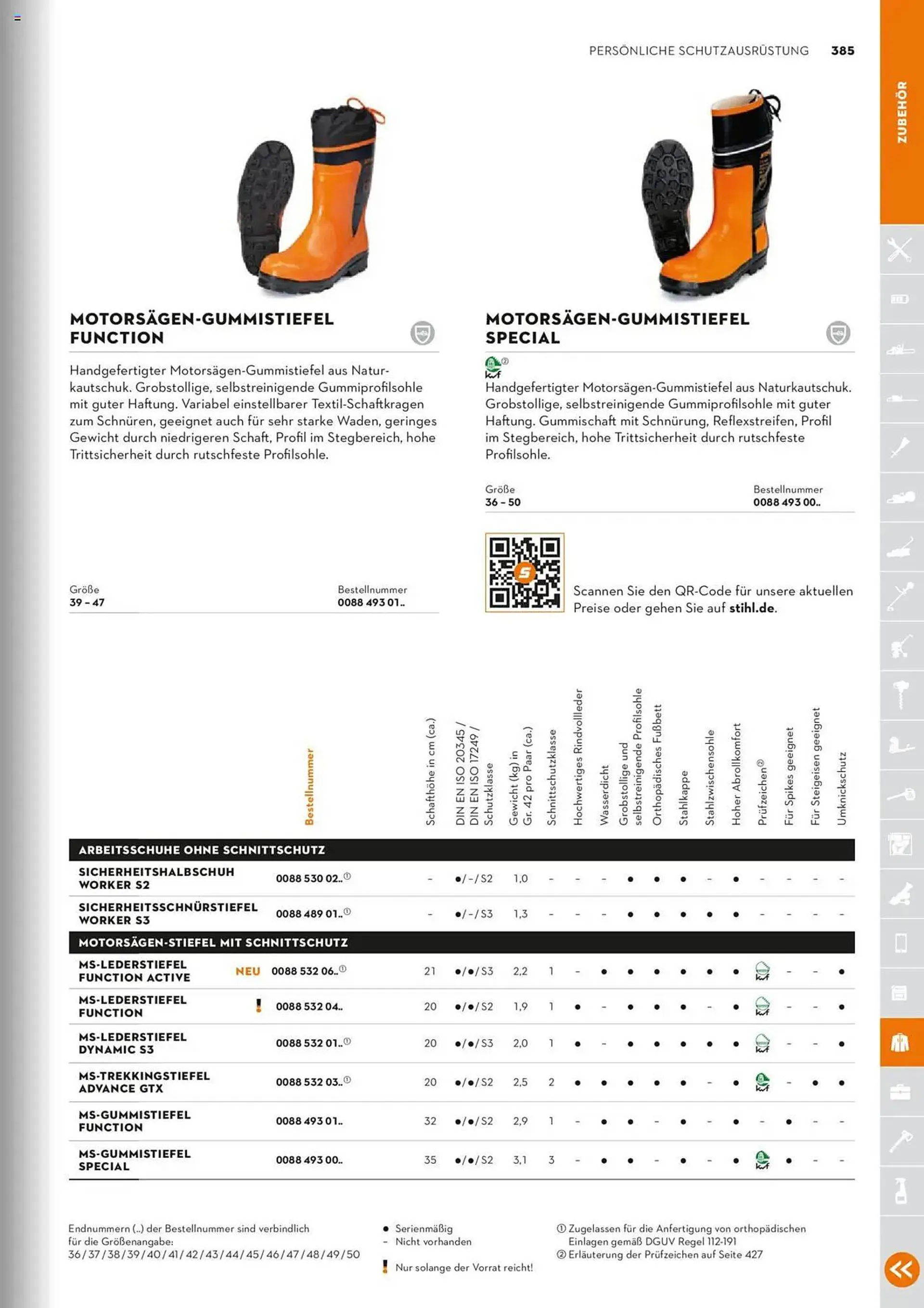 STIHL Prospekt von 1. Januar bis 31. Dezember 2025 - Prospekt seite 385