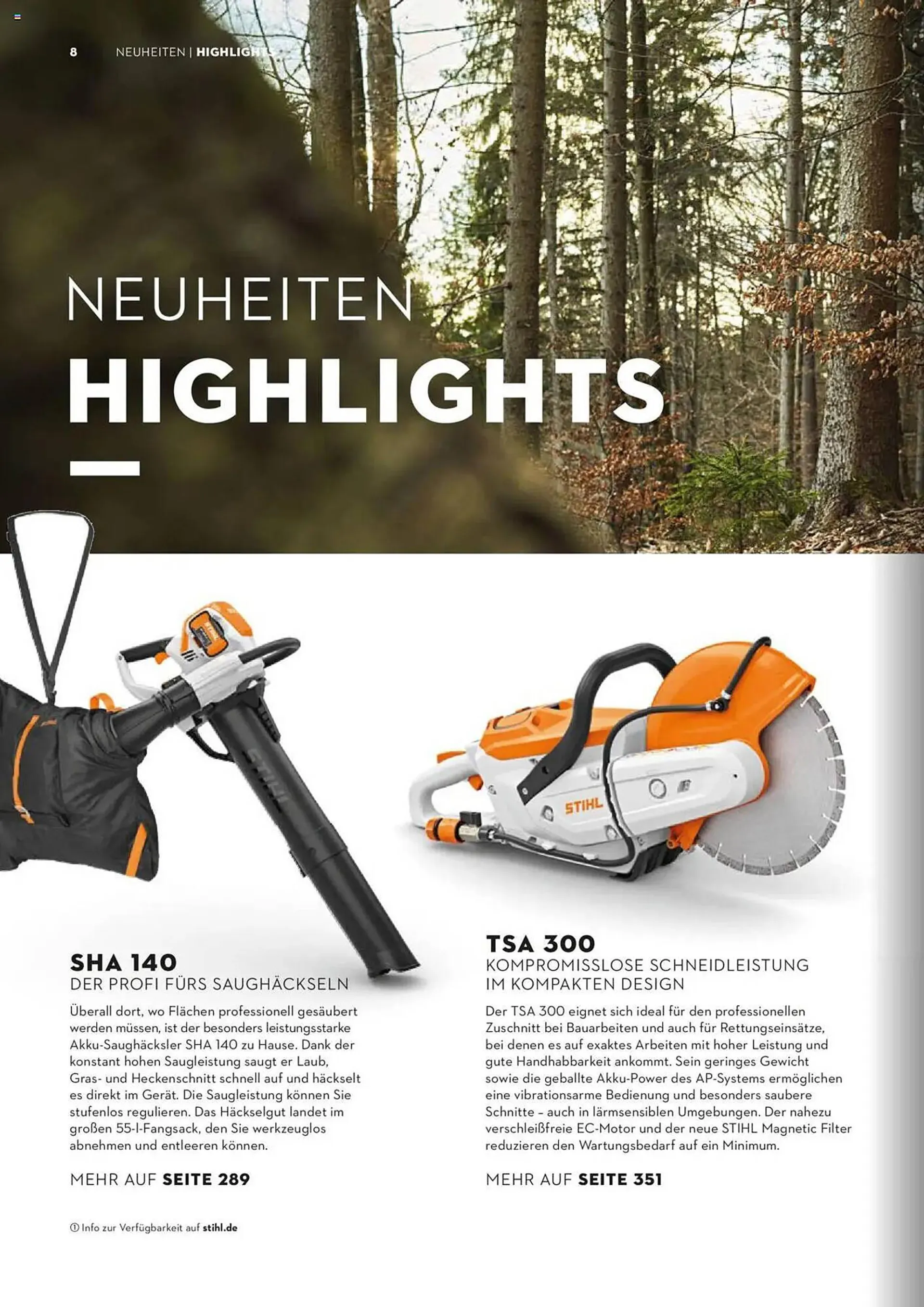 STIHL Prospekt von 1. Januar bis 31. Dezember 2025 - Prospekt seite 8