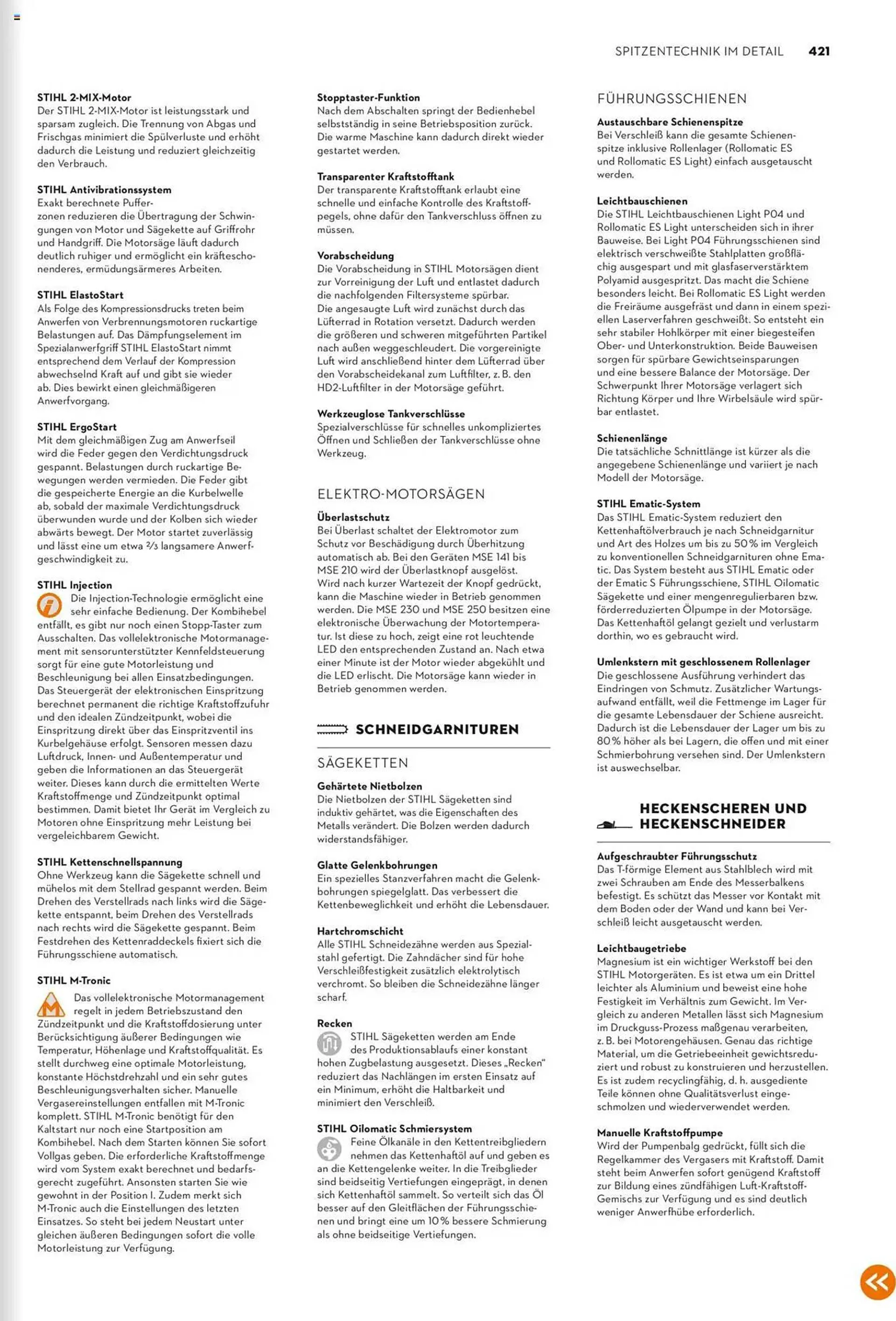 STIHL Prospekt von 1. Januar bis 31. Dezember 2025 - Prospekt seite 421