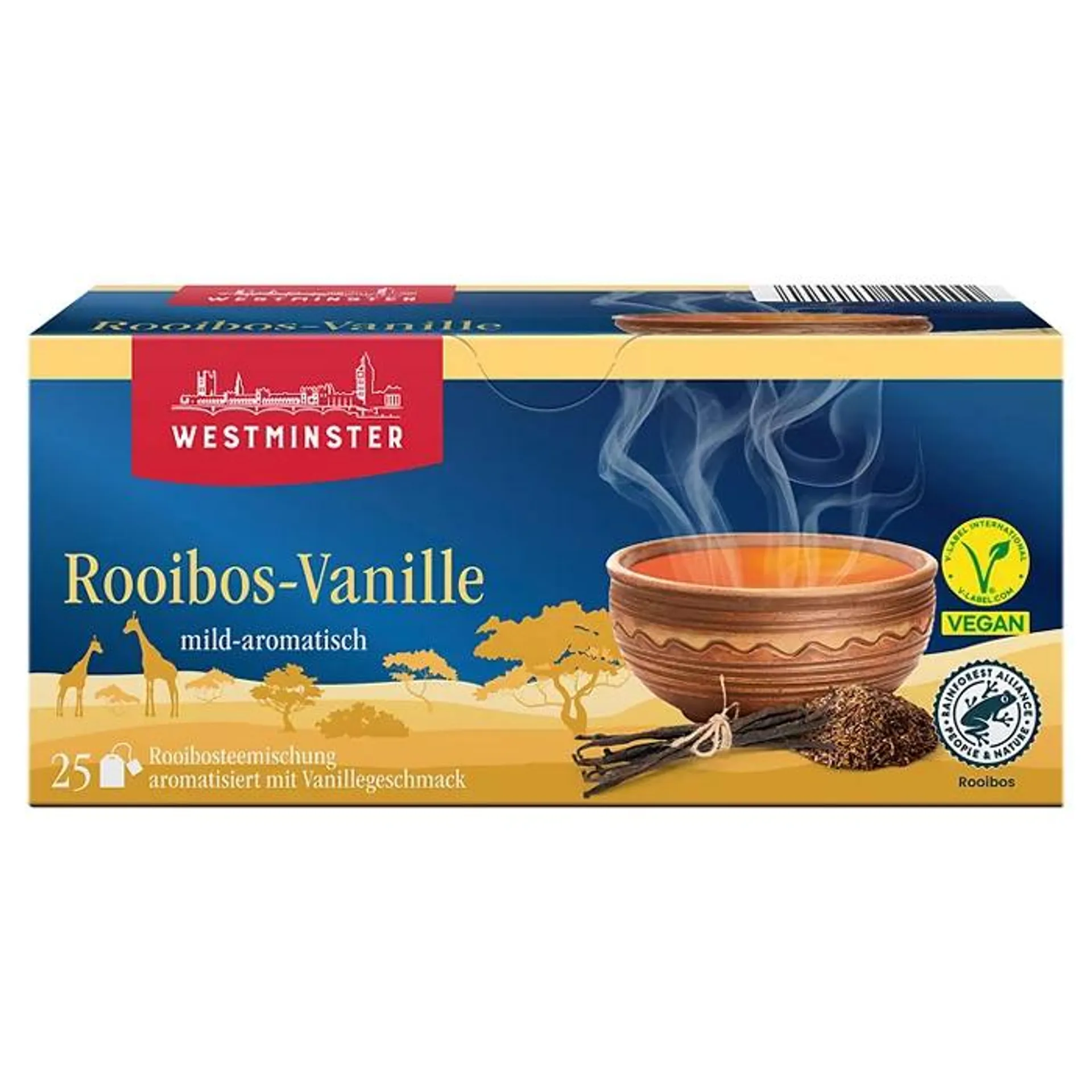 WESTMINSTER Kräutertee 50 g, Rooibos Vanille