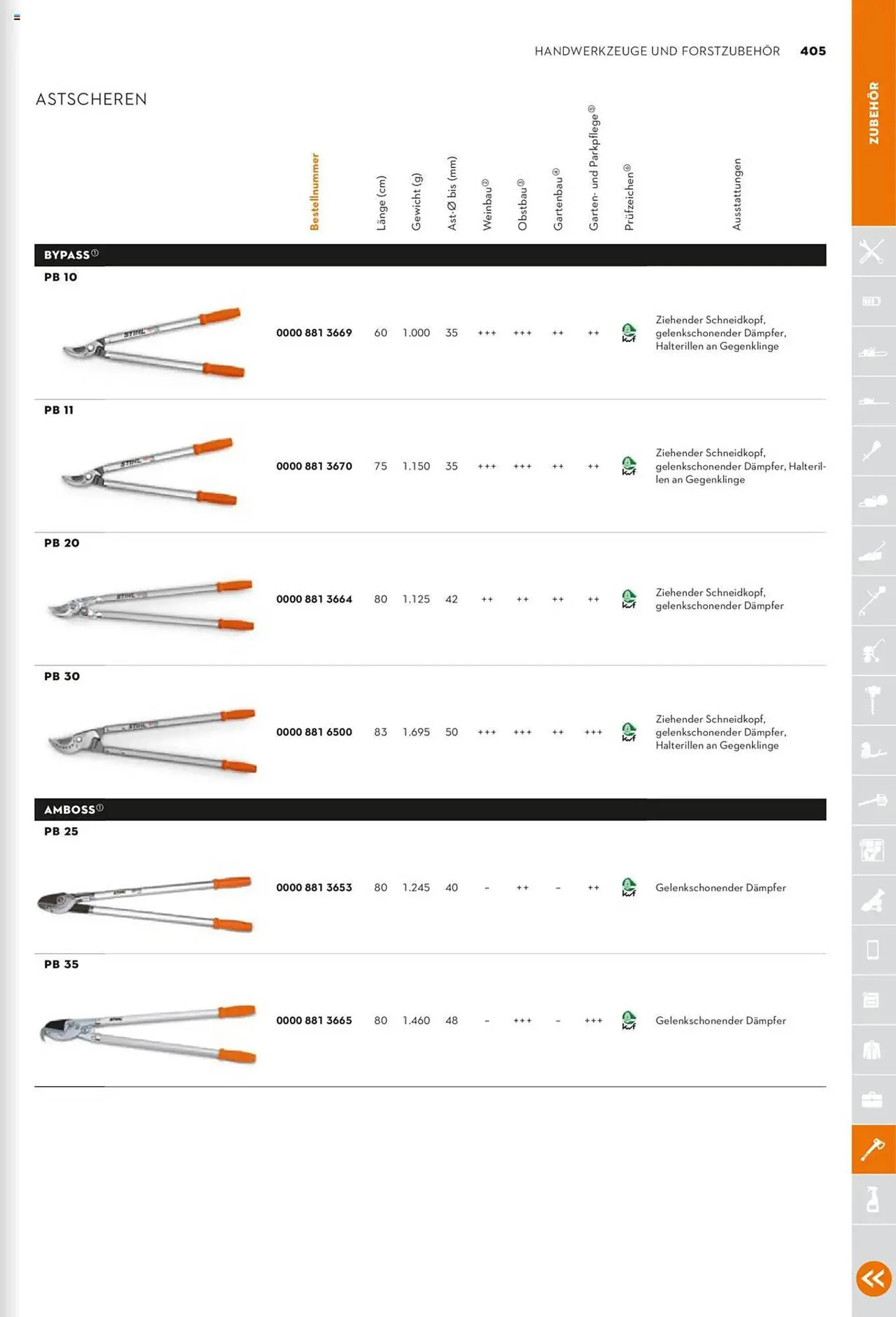 STIHL Prospekt von 1. Januar bis 31. Dezember 2025 - Prospekt seite 405