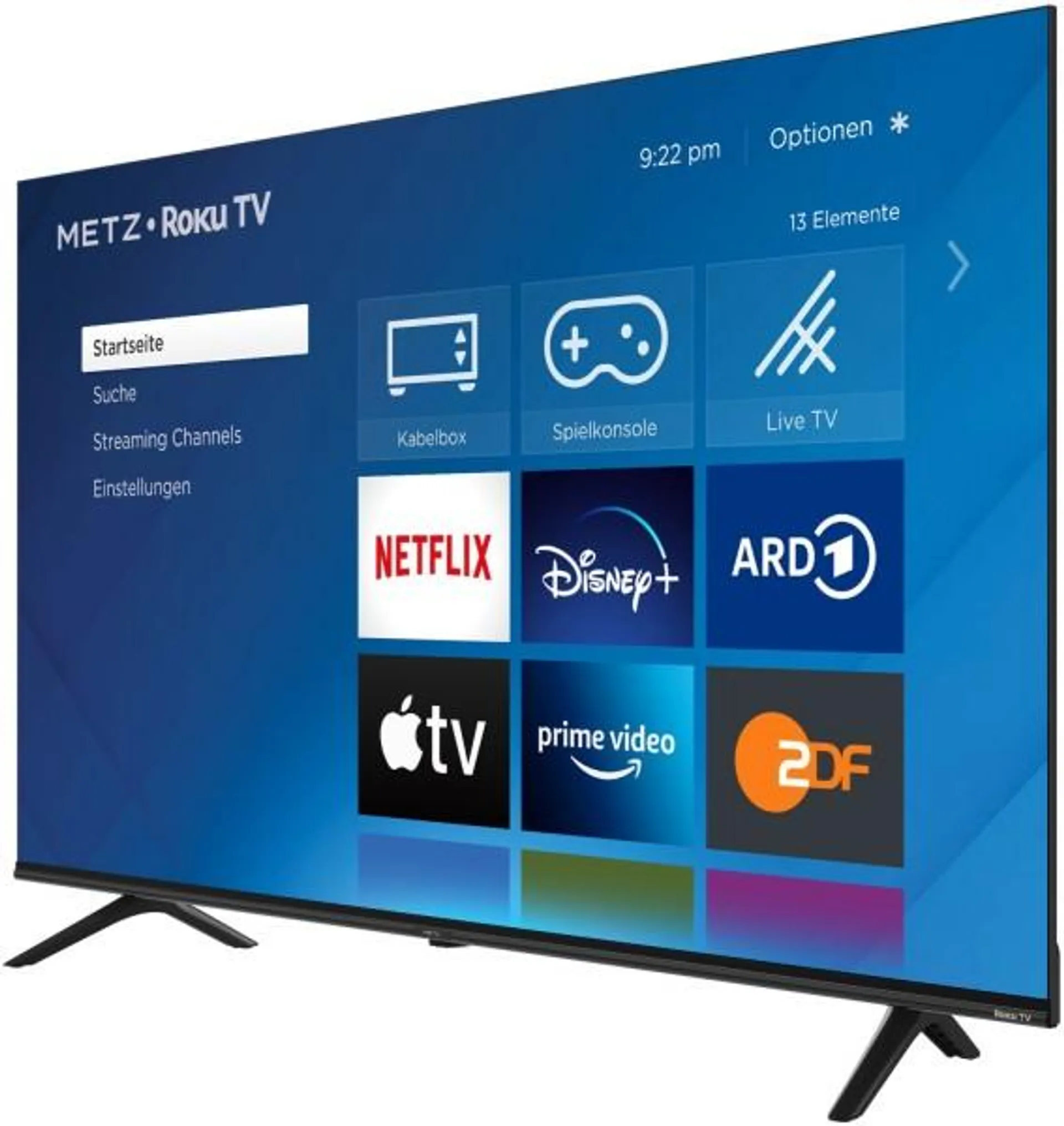 METZ blue 55MUD6001Y Roku TV 139 cm (55") LCD-TV mit LED-Technik / F