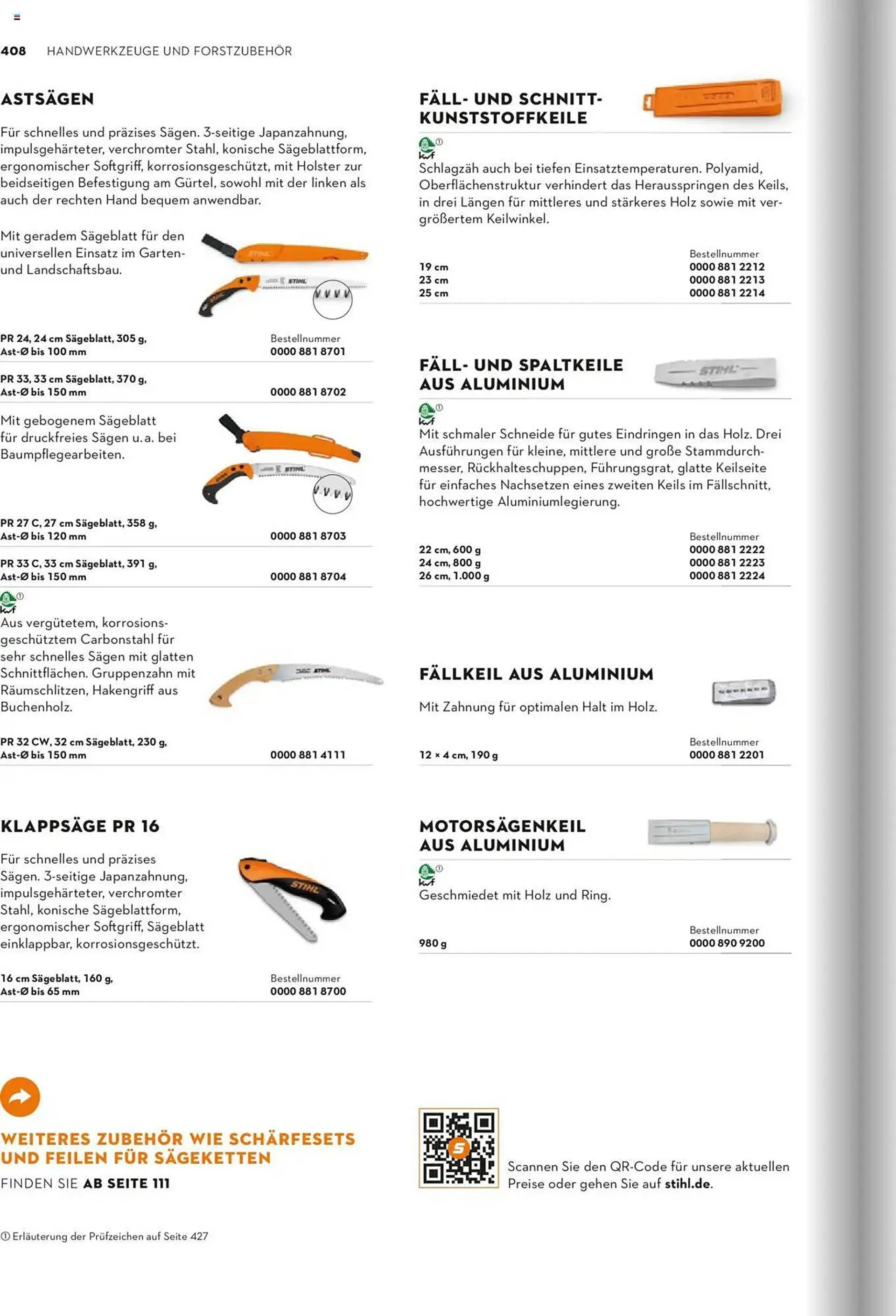 STIHL Prospekt von 1. Januar bis 31. Dezember 2025 - Prospekt seite 408