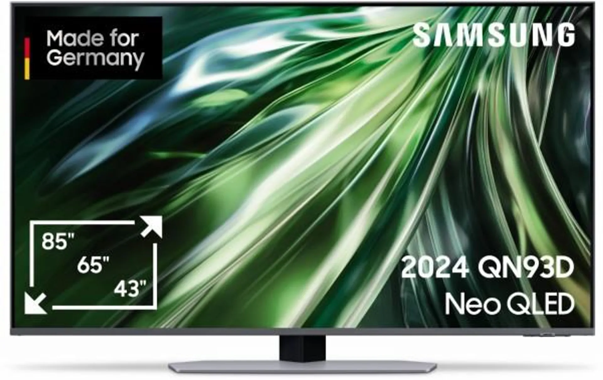 Samsung GQ43QN93DAT NEO QLED AI TV (43 Zoll / 108 cm, Neural Quantum HDR, 4k, carbonsilber) / F