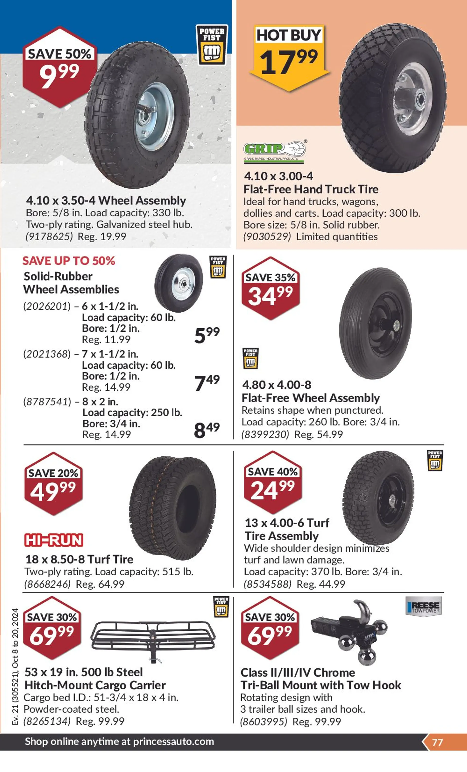 Princess Auto Week Sale from October 8 to October 20 2024 - flyer page 46