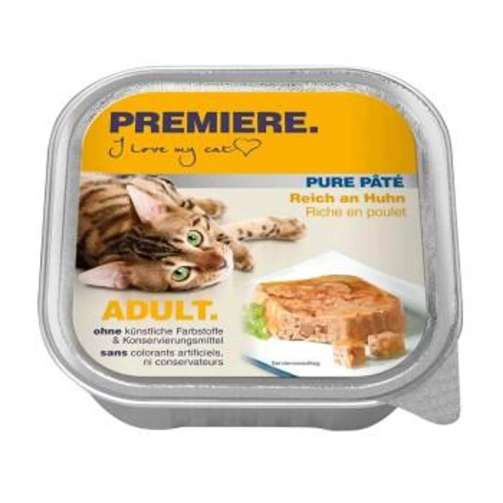 PREMIERE Pur Paté Adult Huhn 16x100 g