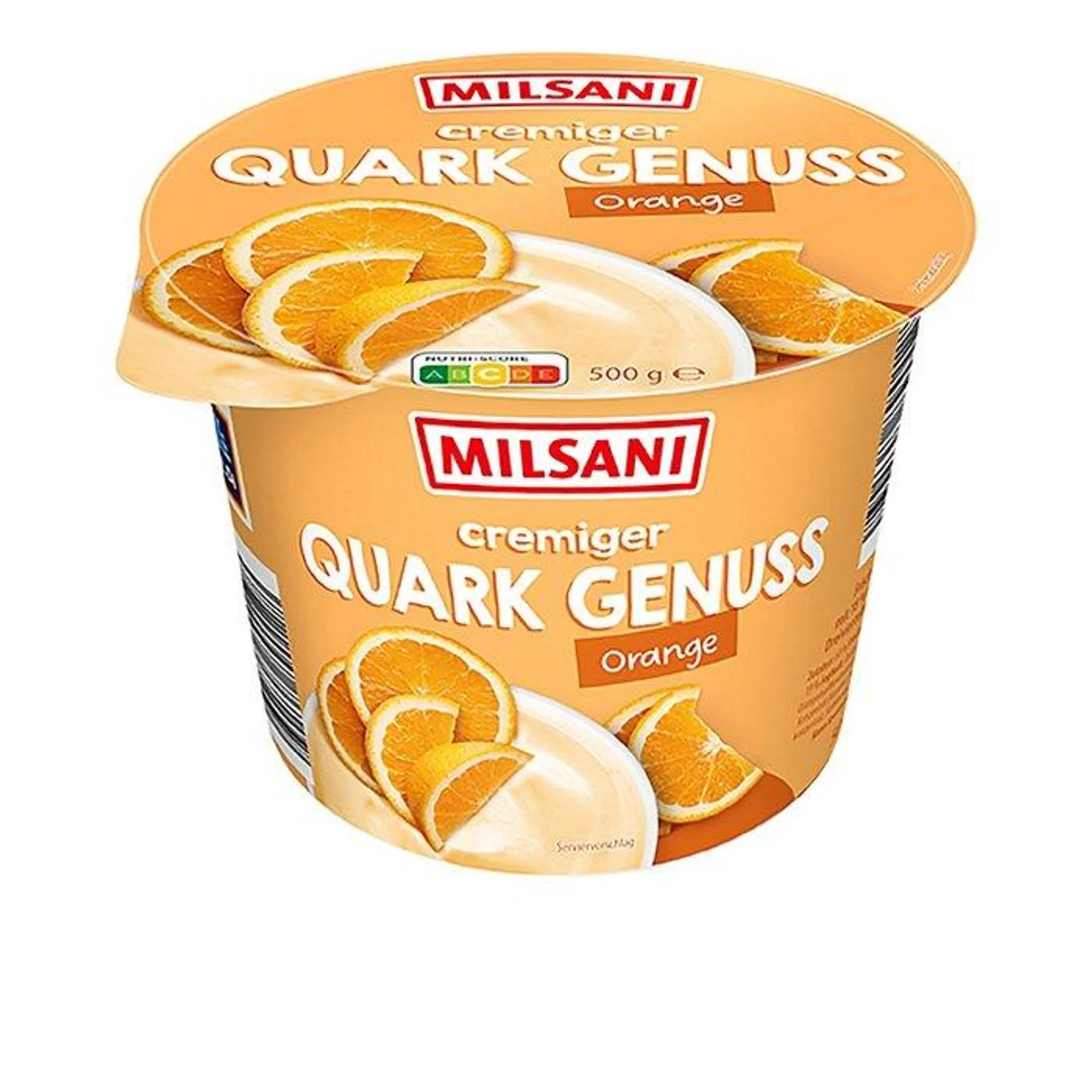 MILSANI cremiger Quark-Genuss 500 g, Orange