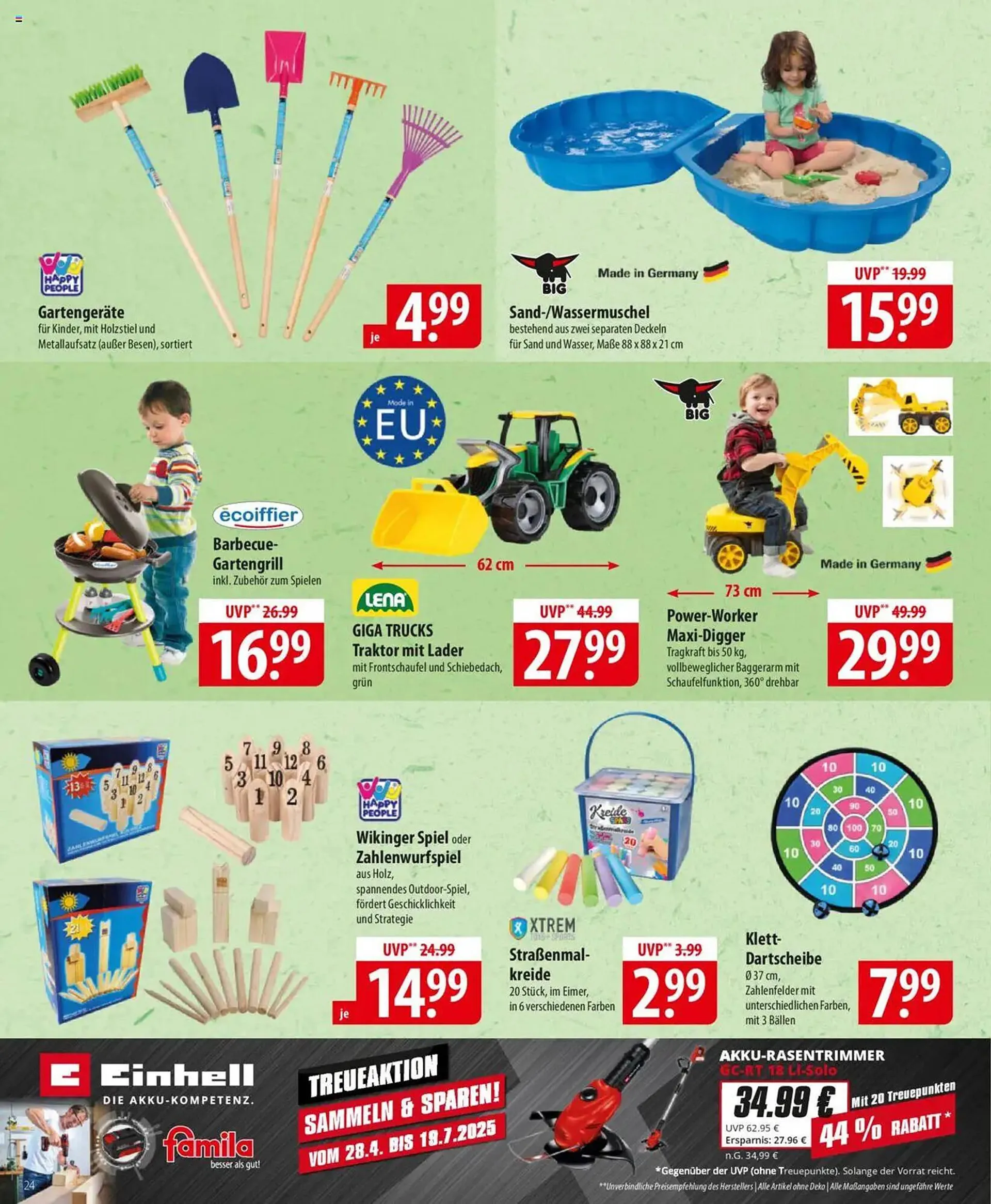 Famila Nord Ost Prospekt von 28. April bis 3. Mai 2025 - Prospekt seite 24