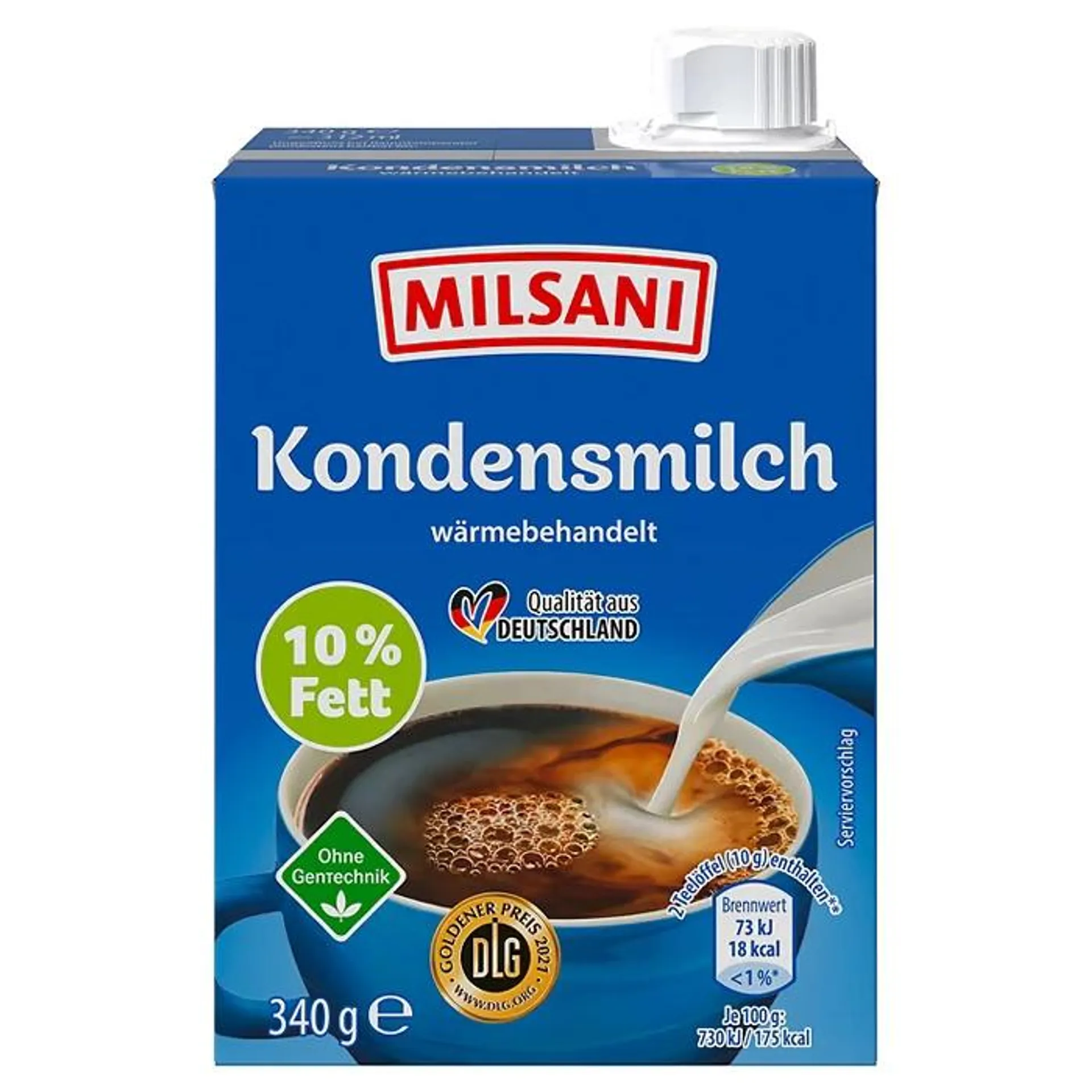 MILSANI Kondensmilch 10 % 340 g