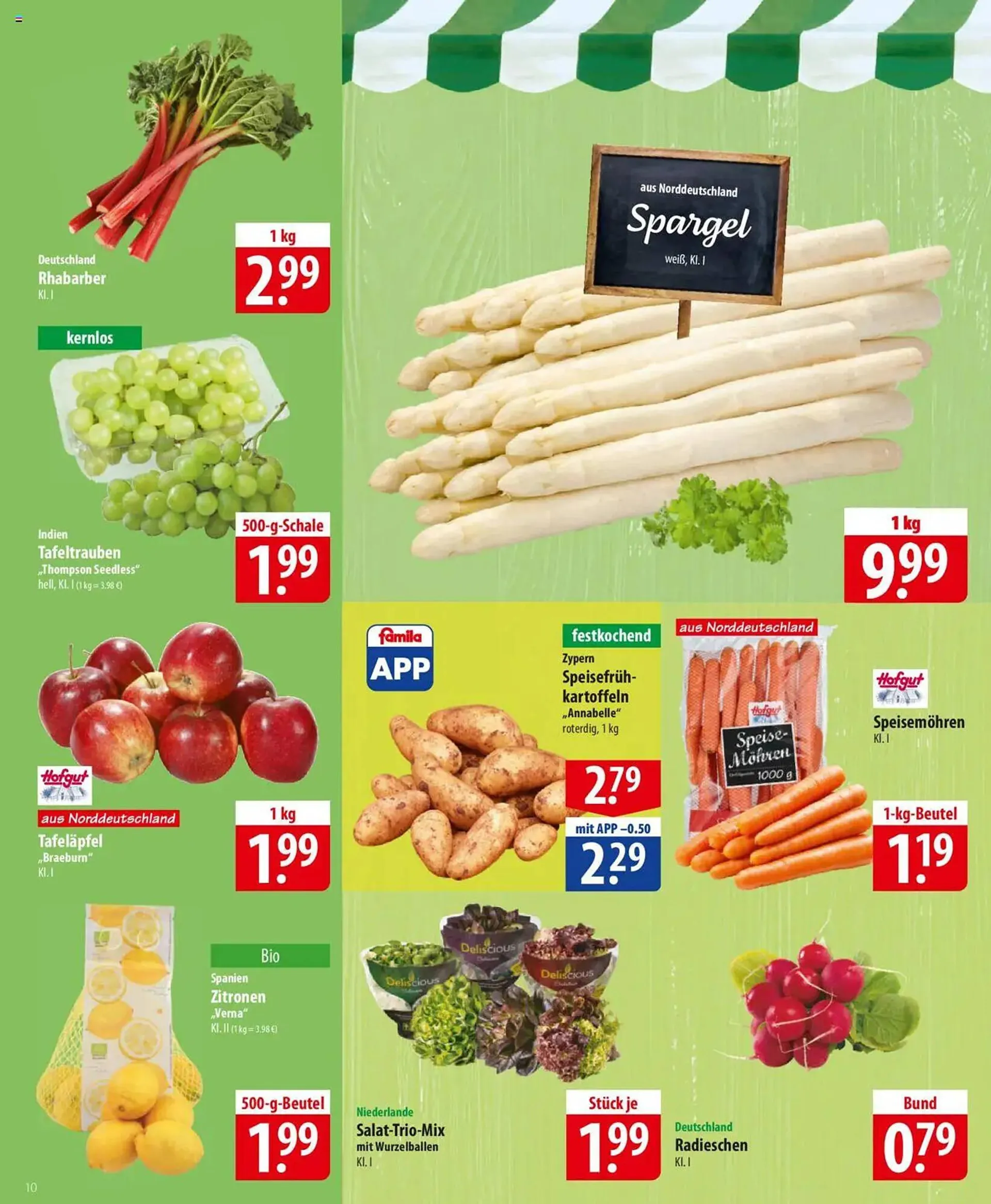 Famila Nord Ost Prospekt von 28. April bis 3. Mai 2025 - Prospekt seite 10