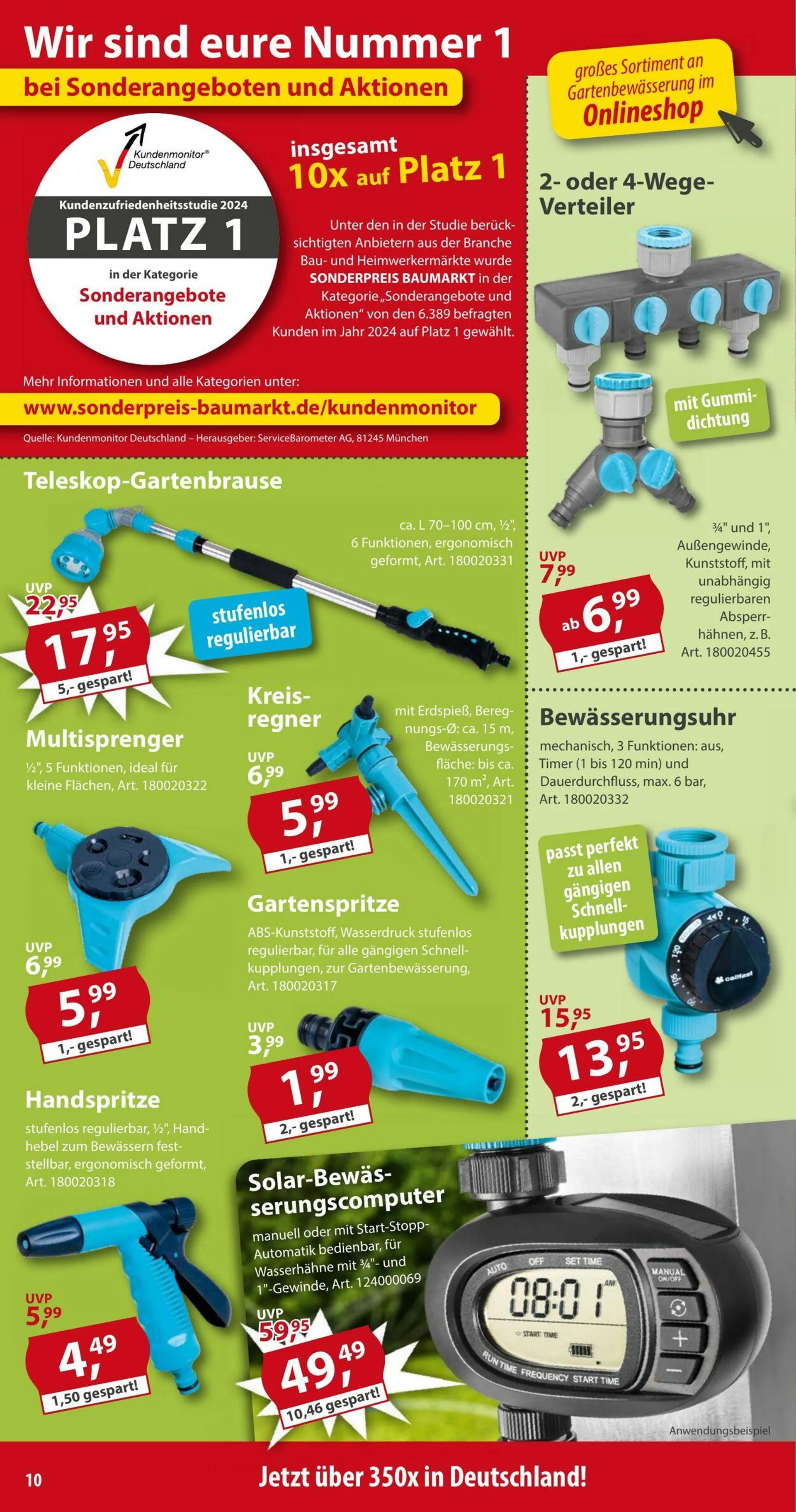Sonderpreis Baumarkt Aktueller Prospekt von 26. April bis 10. Mai 2025 - Prospekt seite 10