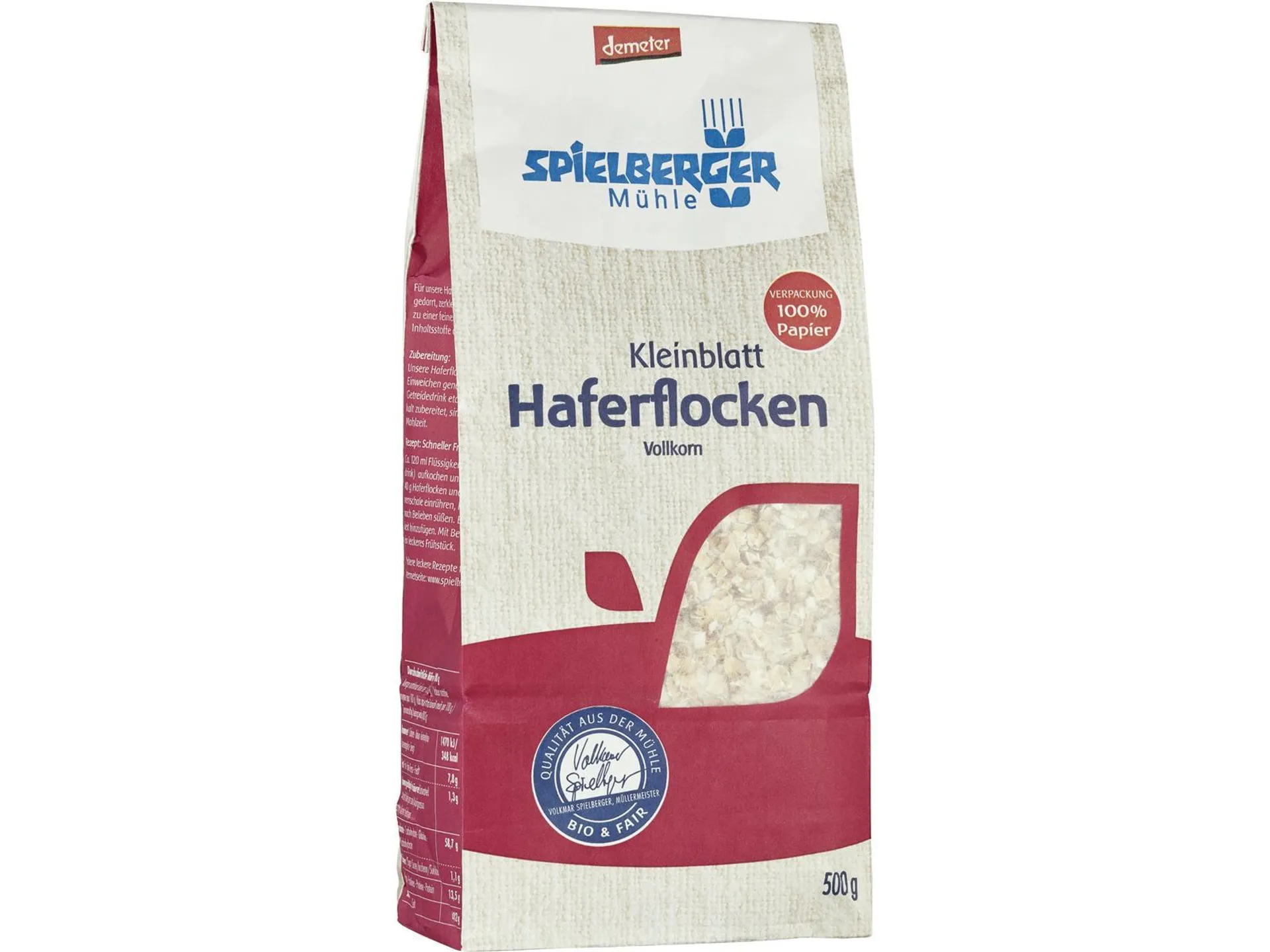 Spielberger Haferflocken Kleinblatt 500g