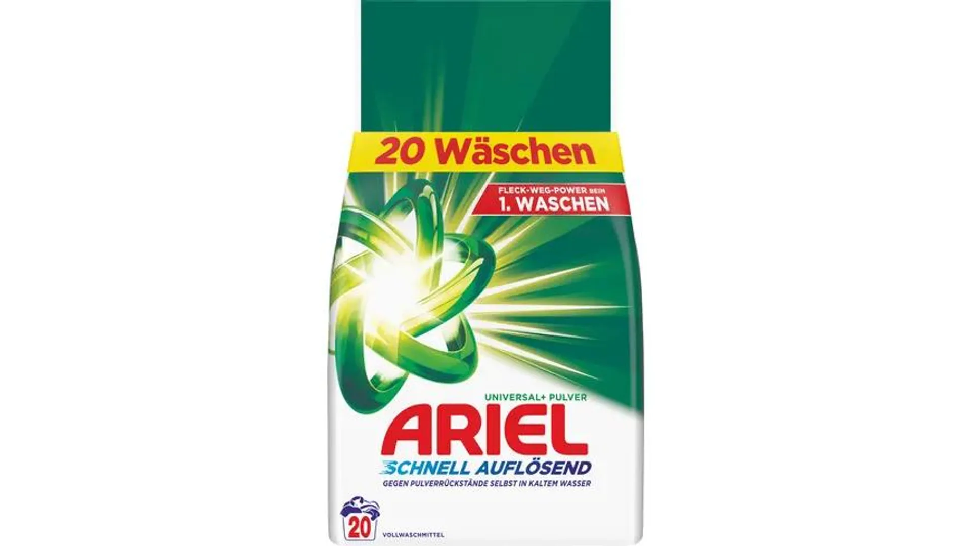 Ariel Vollwaschmittel schnell auflösend Universal+ Pulver