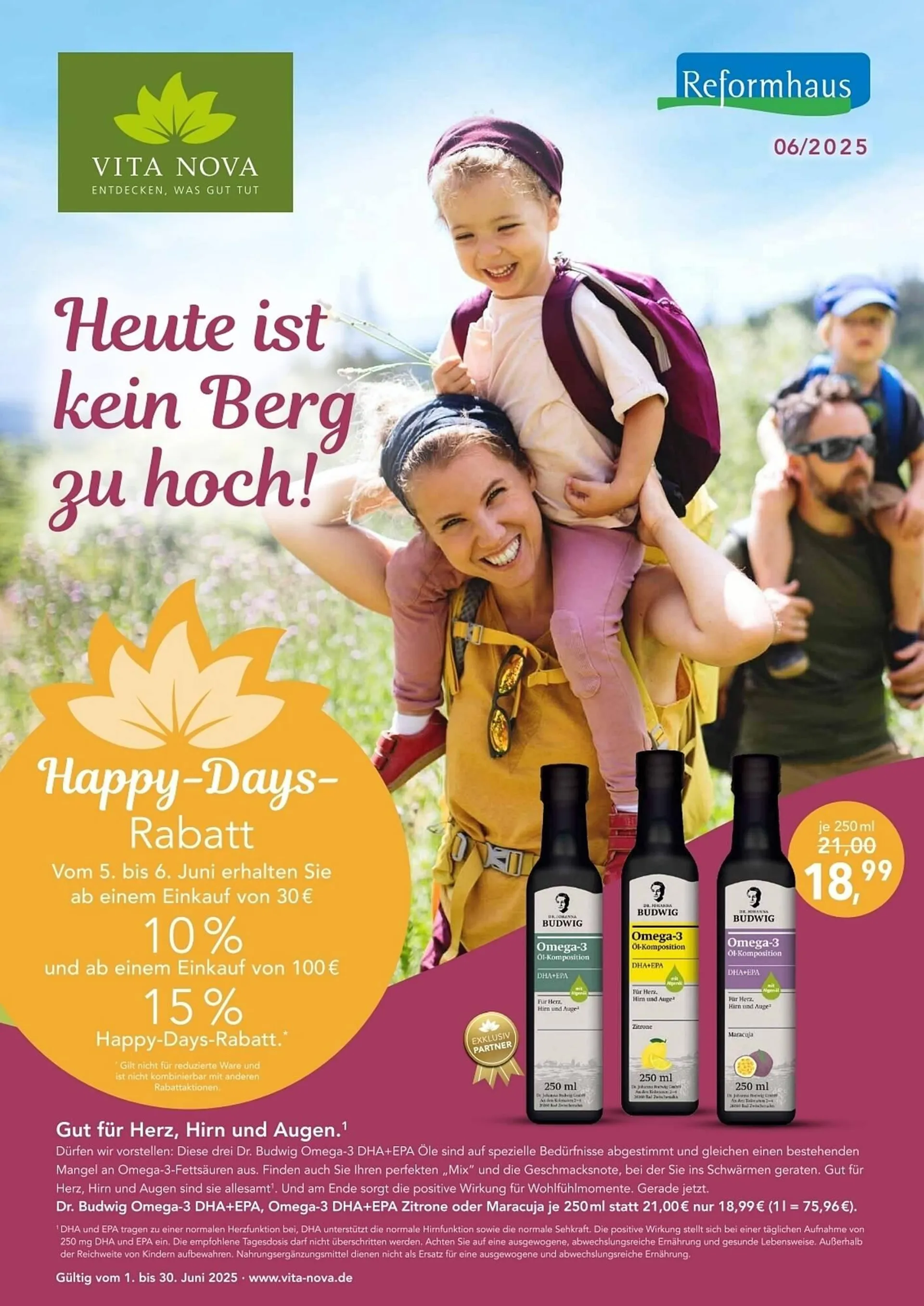 Vita Nova Prospekt von 1. Juni bis 30. Juni 2025 - Prospekt seite 1