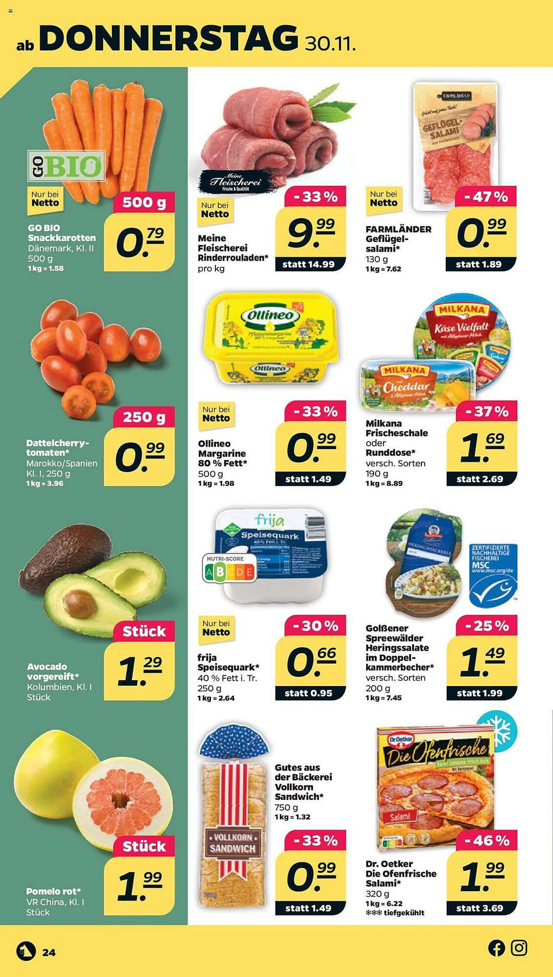 NETTO Prospekt von 27. November bis 2. Dezember 2023 - Prospekt seite 24