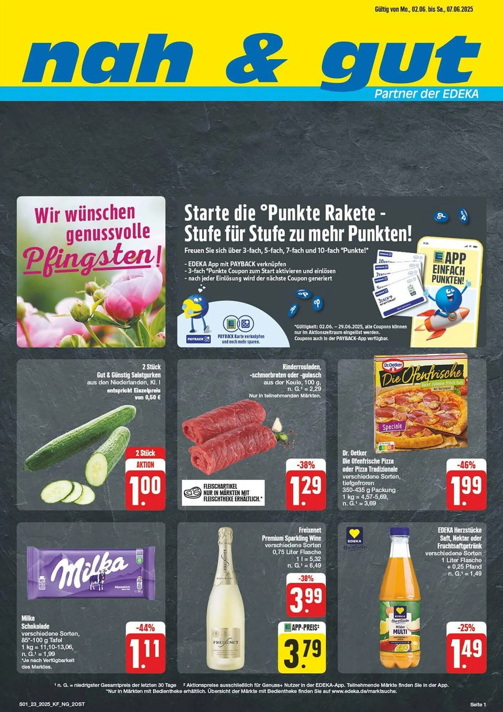 nah & gut Prospekt von 2. Juni bis 7. Juni 2025 - Prospekt seite 1