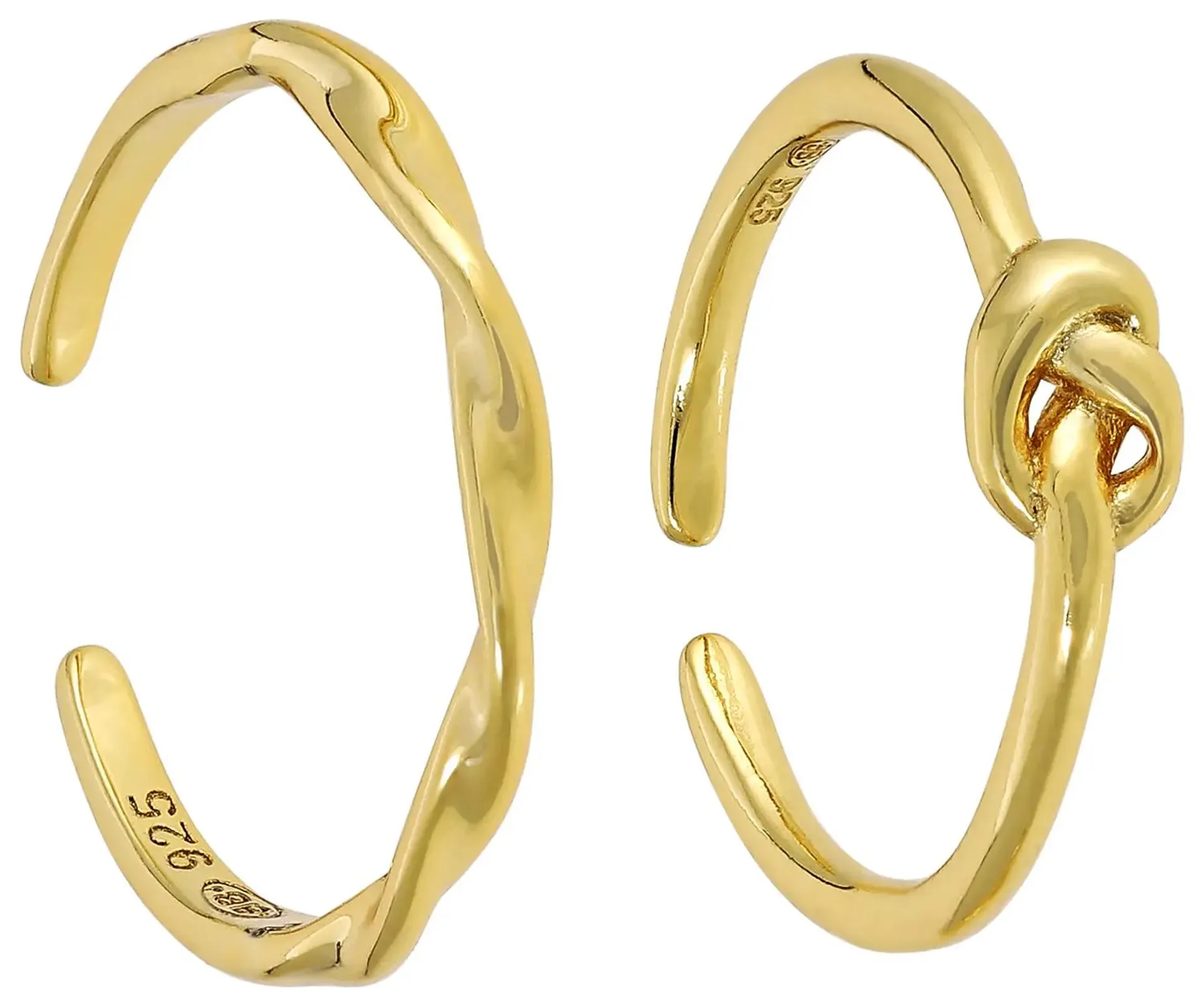 Zehenring-Set - Golden Duo