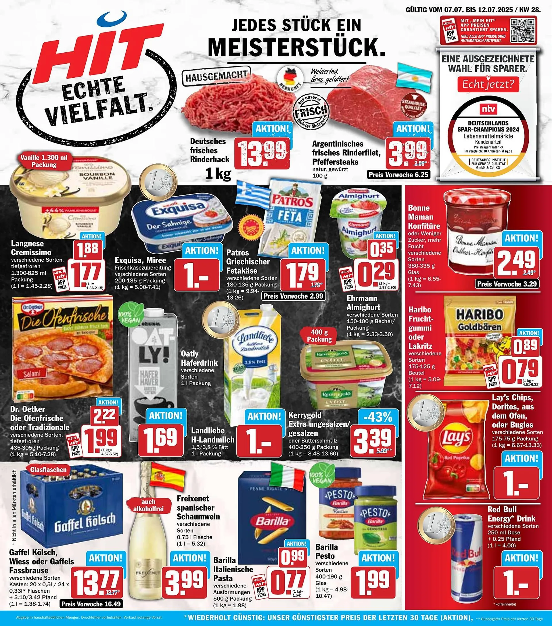 Hit Prospekt von 7. Juli bis 12. Juli 2025 - Prospekt seite 1
