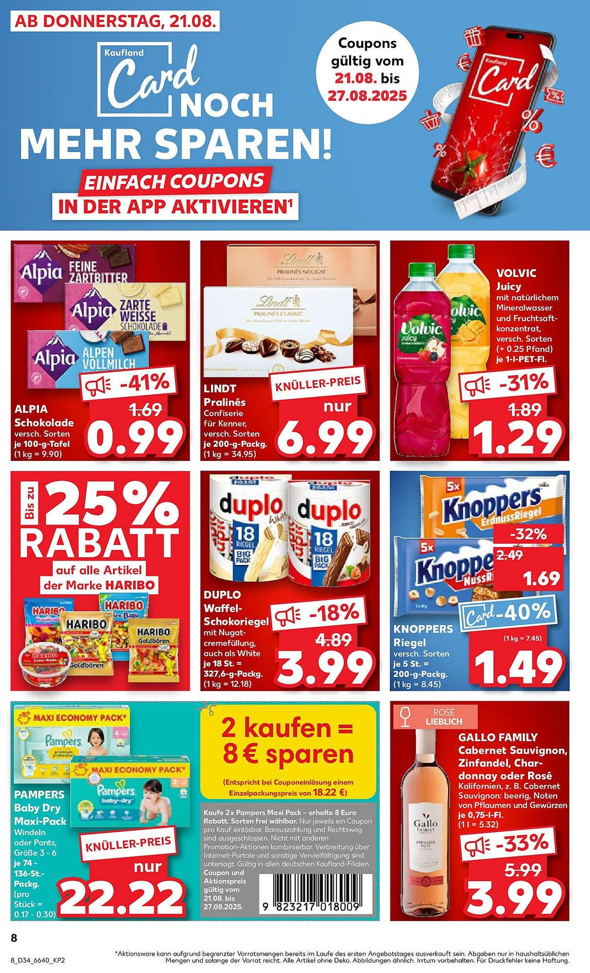 Kaufland Prospekt von 21. August bis 27. August 2025 - Prospekt seite 8
