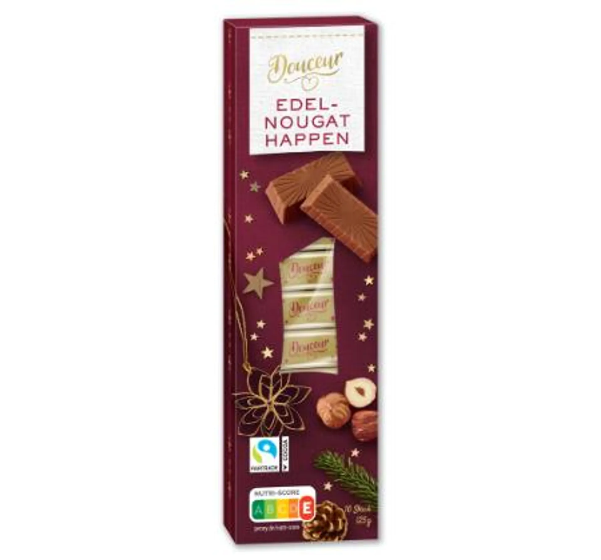 DOUCEUR Schichtnougat- oder Edel-Nougat-Happen