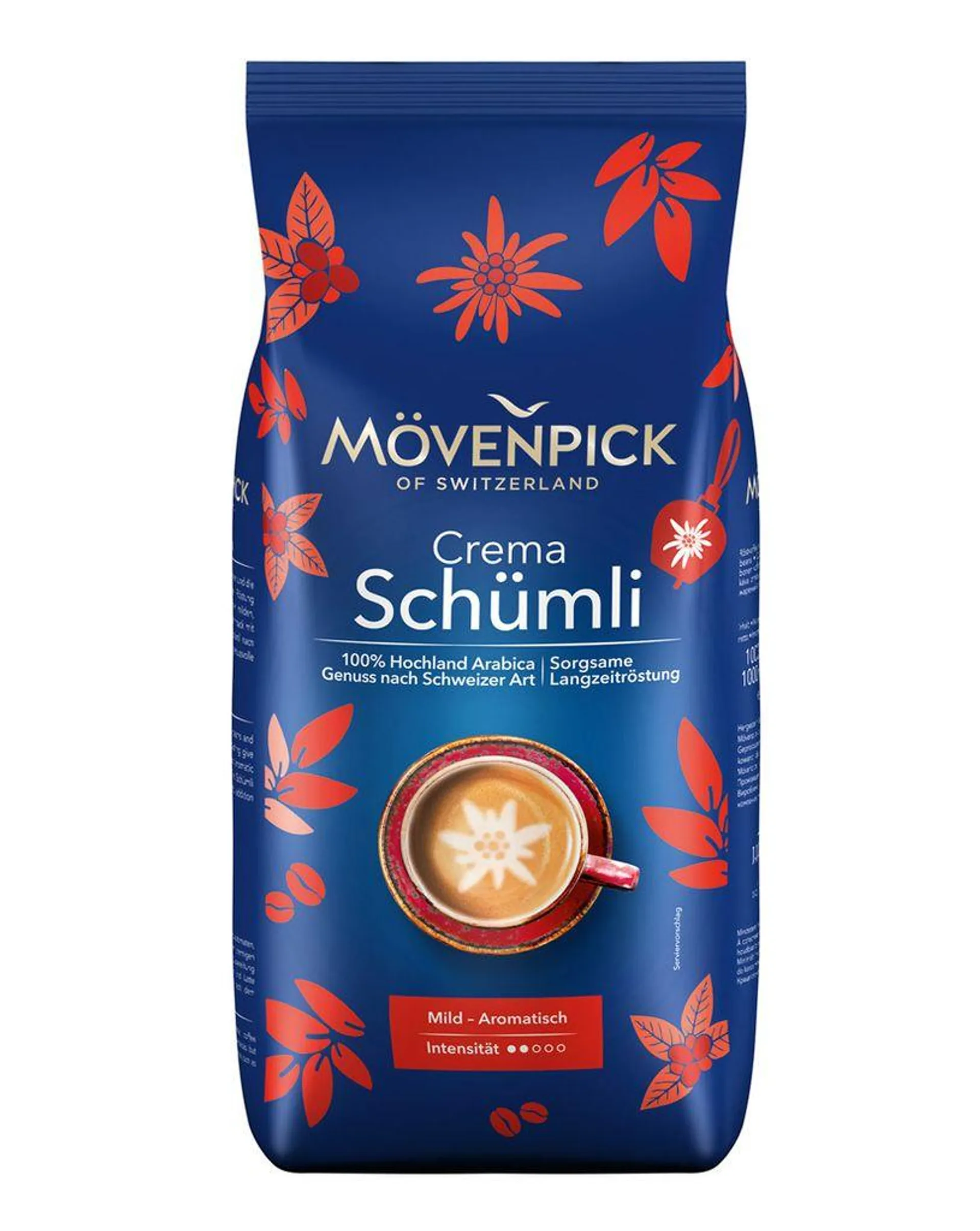 Kaffee SCHÜMLI von Mövenpick, 1000g Bohnen