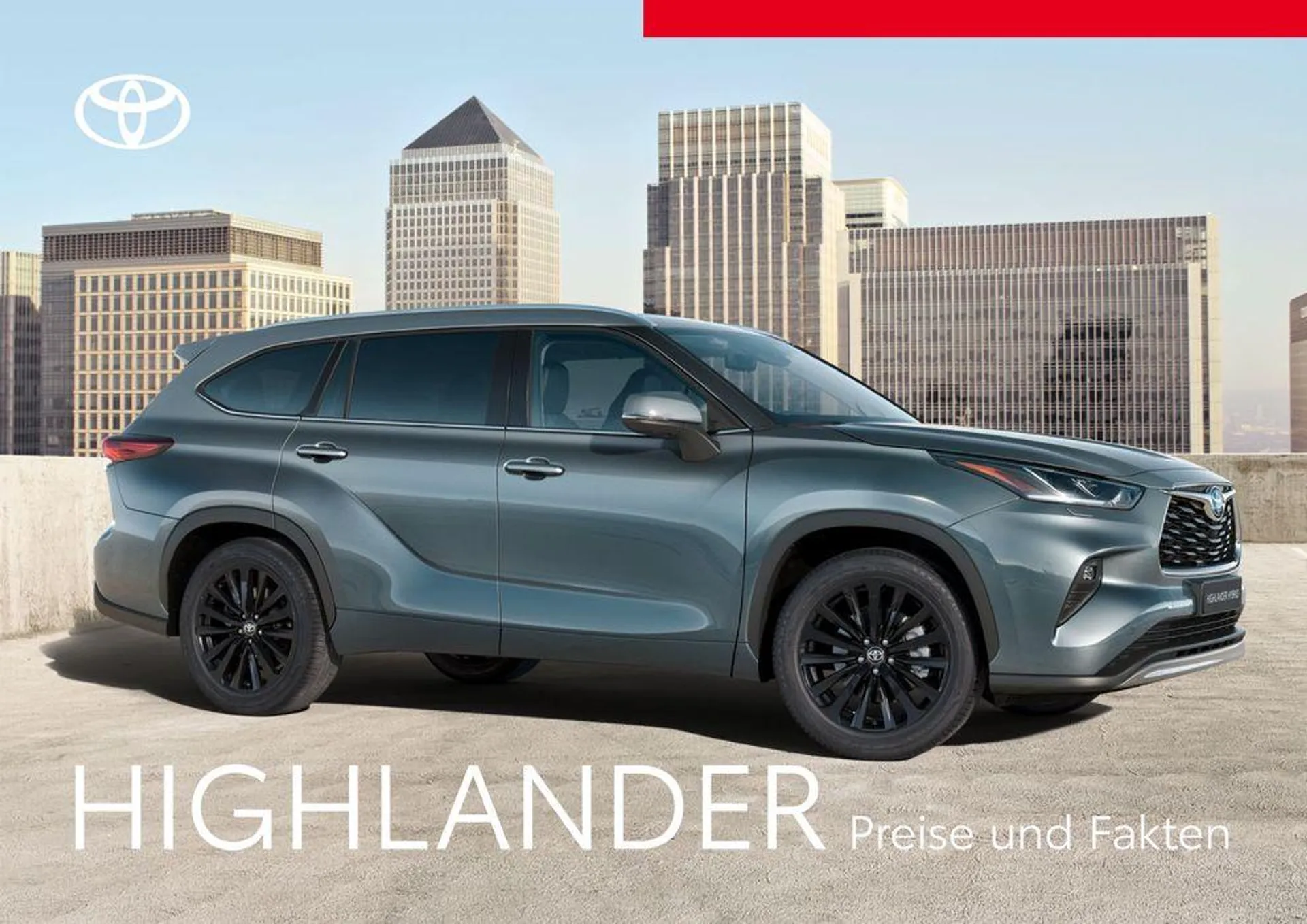 Toyota Highlander von 11. Mai bis 11. Mai 2025 - Prospekt seite 1