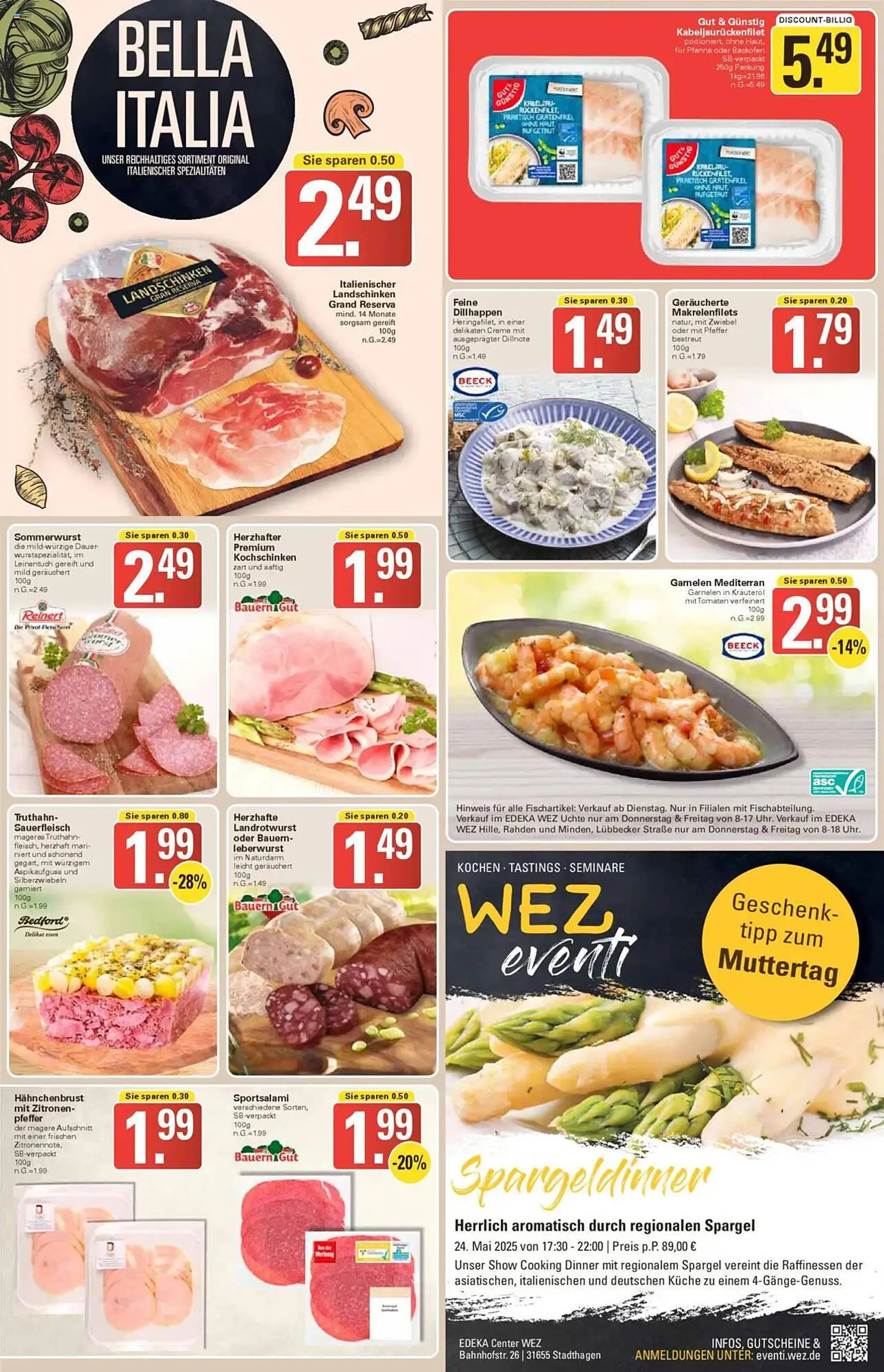 WEZ Prospekt von 5. Mai bis 10. Mai 2025 - Prospekt seite 9