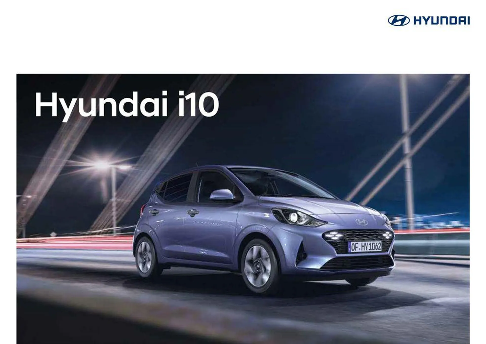 Hyundai i10 von 31. Oktober bis 31. Oktober 2024 - Prospekt seite 1