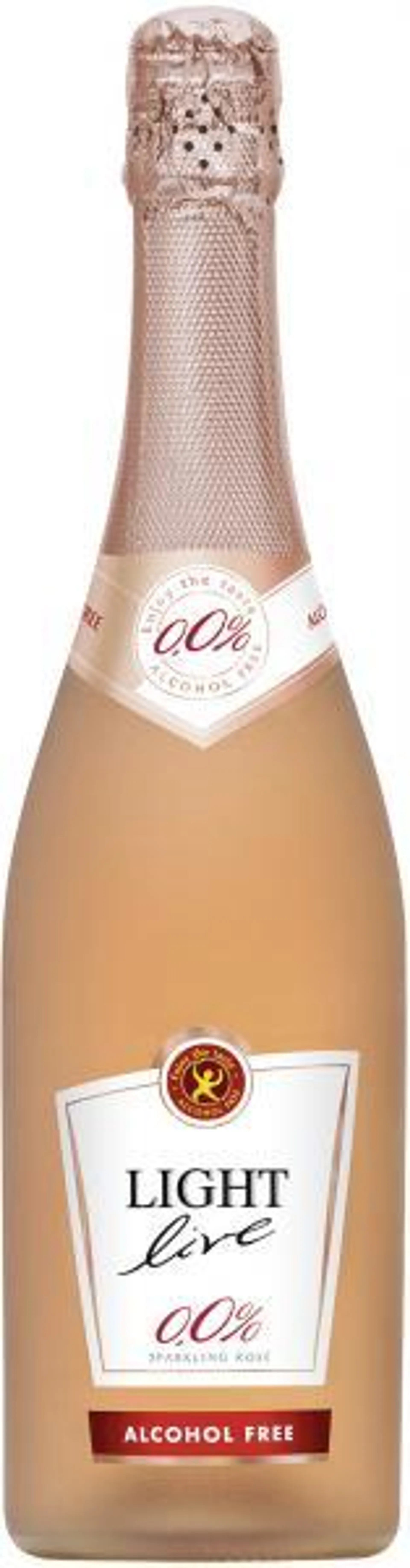 Light Live 0,0% Sparkling Rosé alkoholfrei trocken