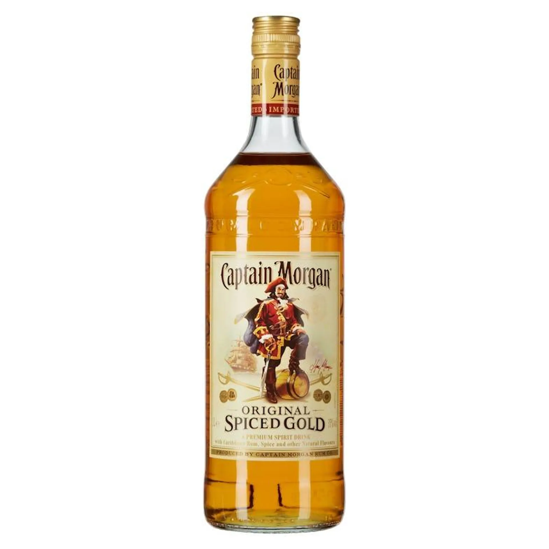 Captain Morgan Original Spiced Gold Rum 35 % Vol. (1 l)