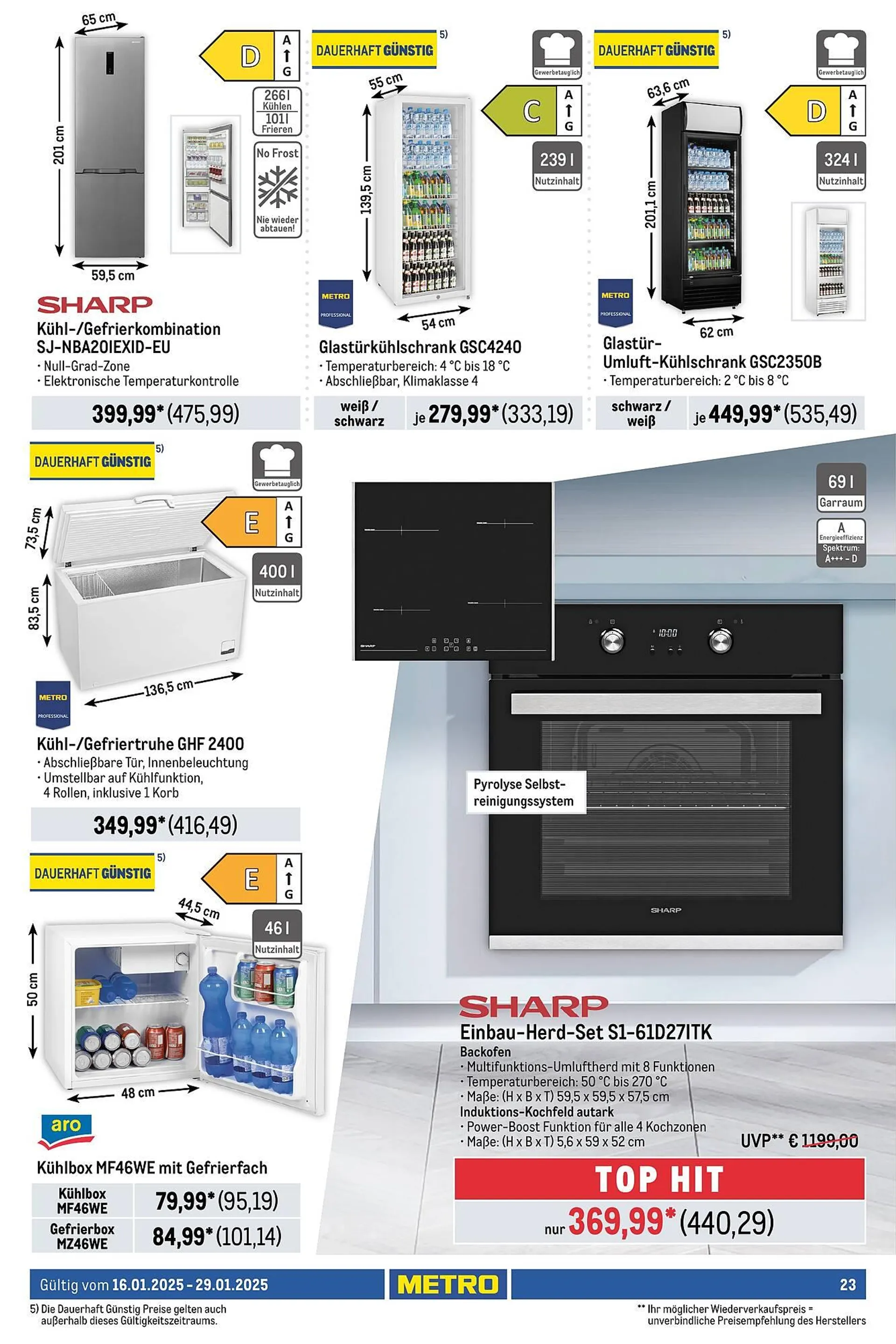 METRO Prospekt von 16. Januar bis 29. Januar 2025 - Prospekt seite 23