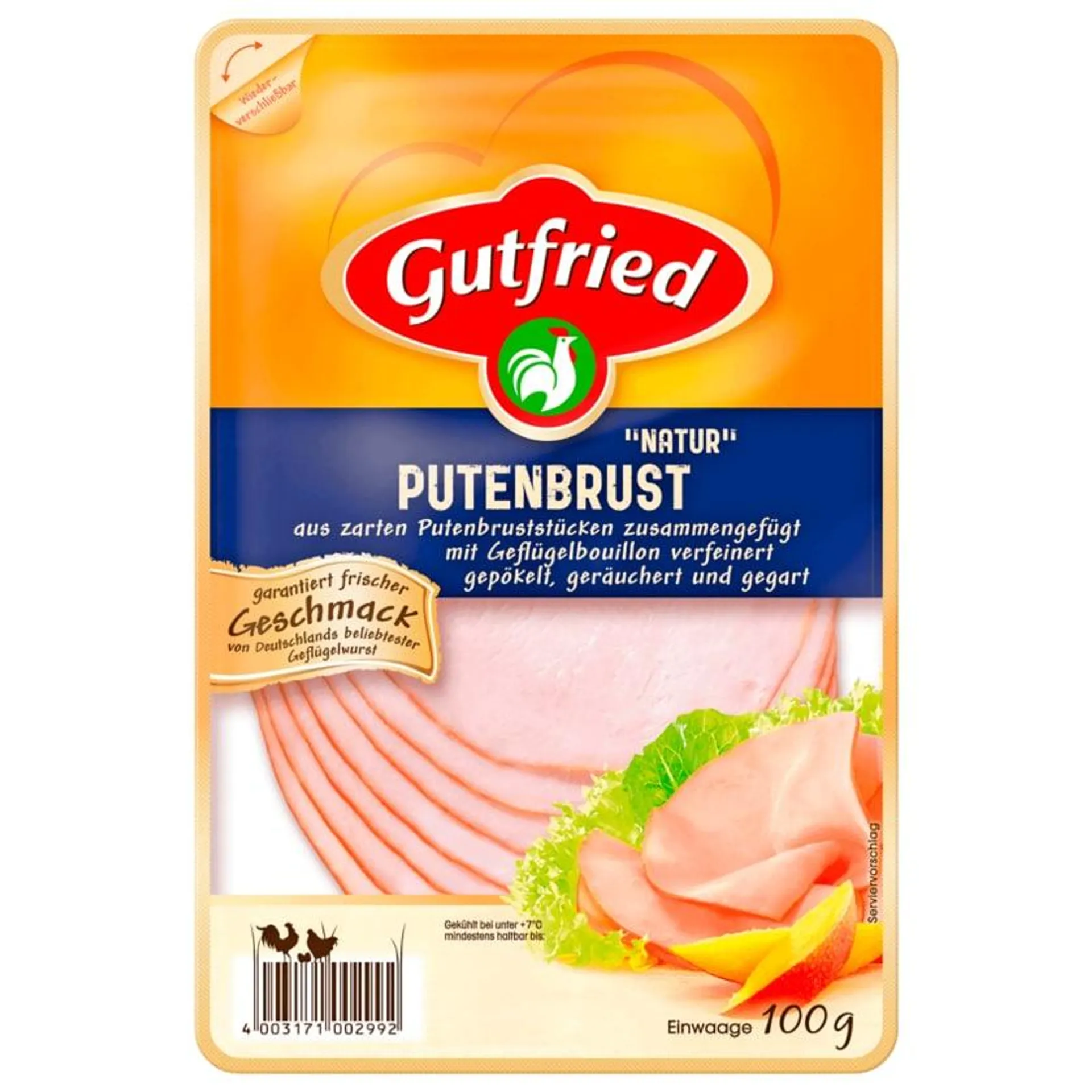 Gutfried Putenbrust Natur 100g