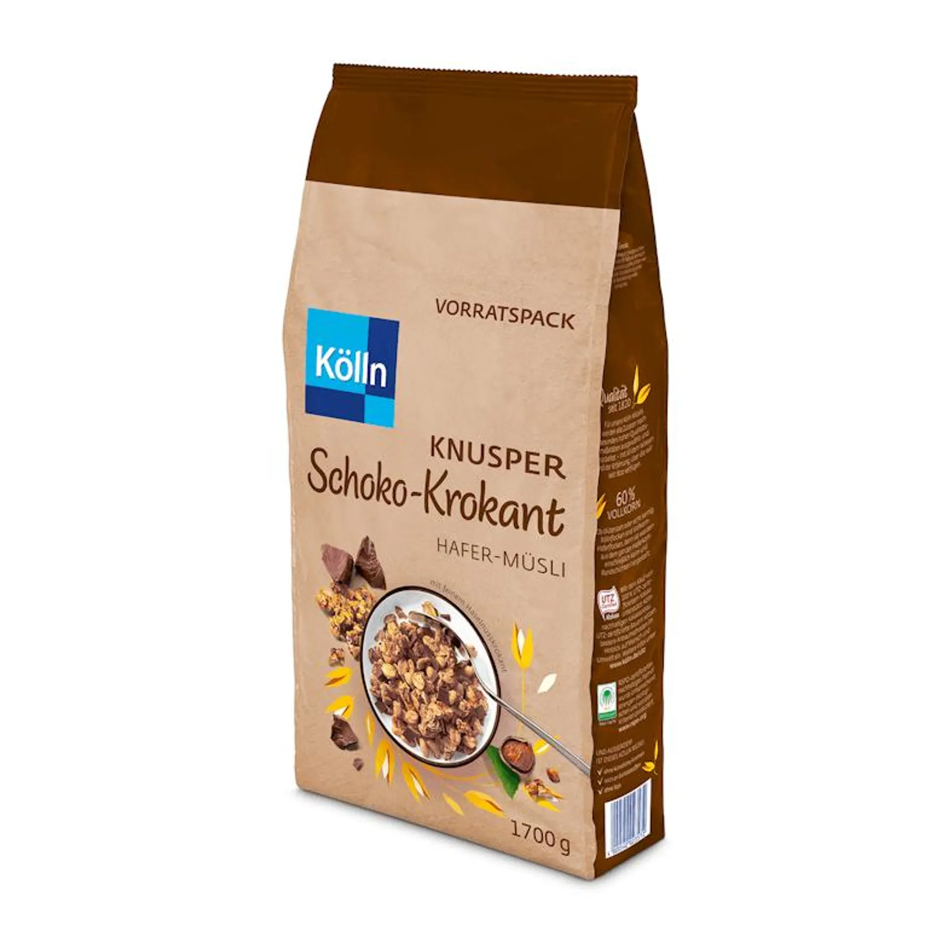 Kölln Hafer Müsli Knusper Schoko-Krokant (1,7kg)