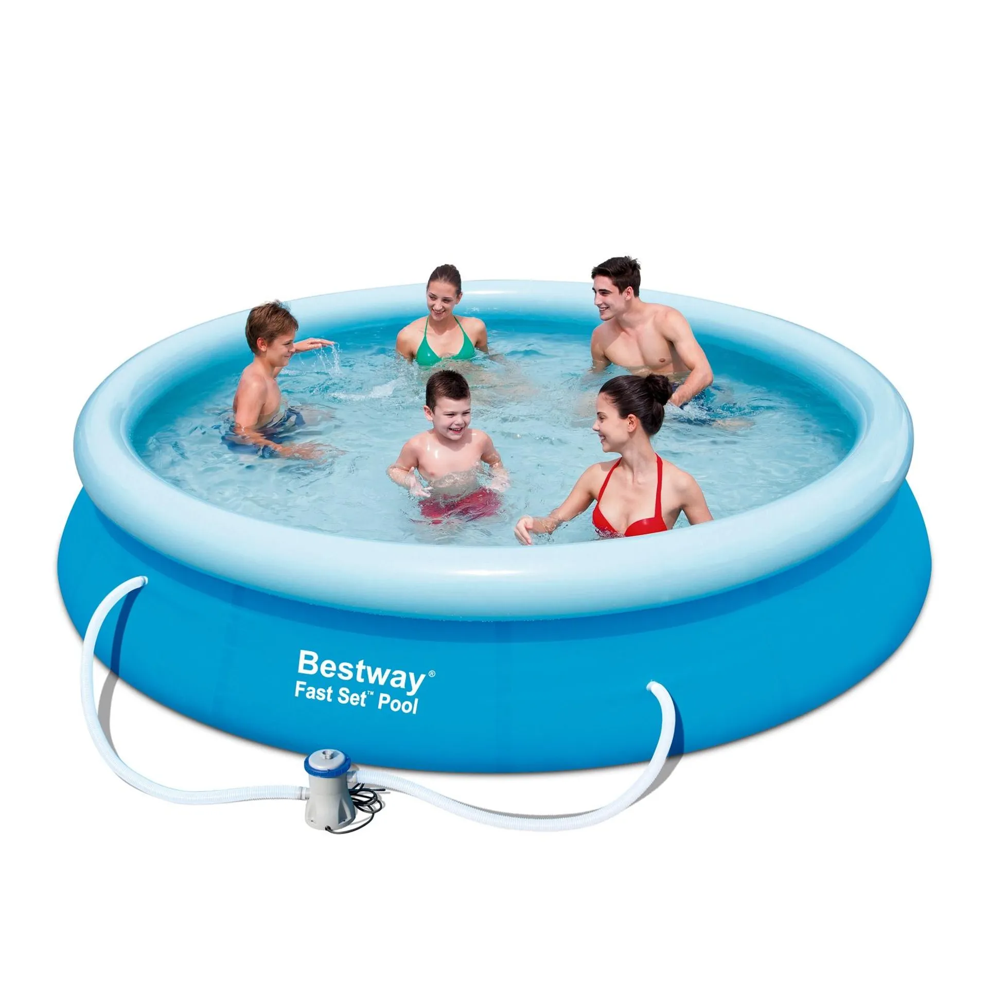 Bestway Pool Set 366x76cm rund Swimmingpool