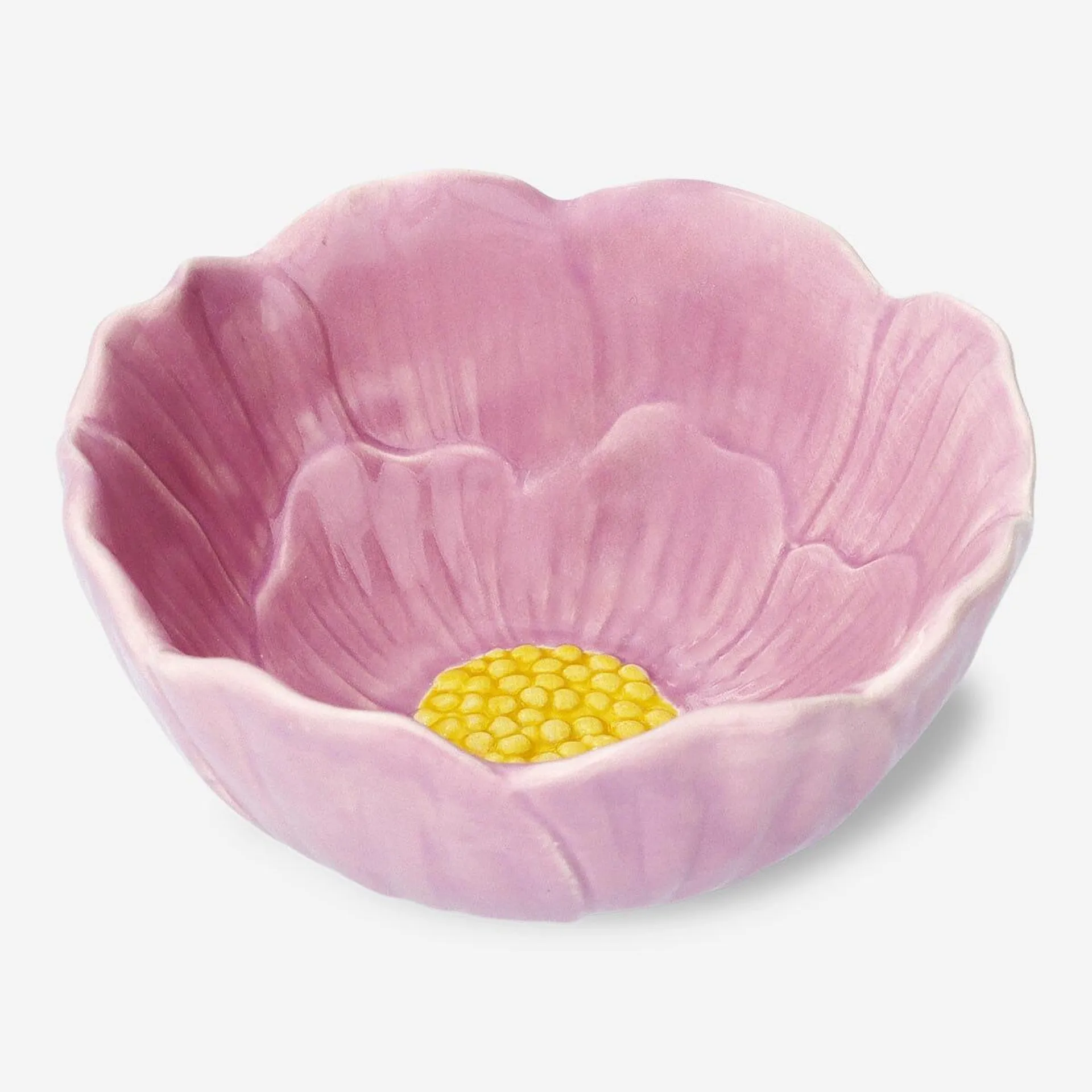 Maroon flower bowl - Medium