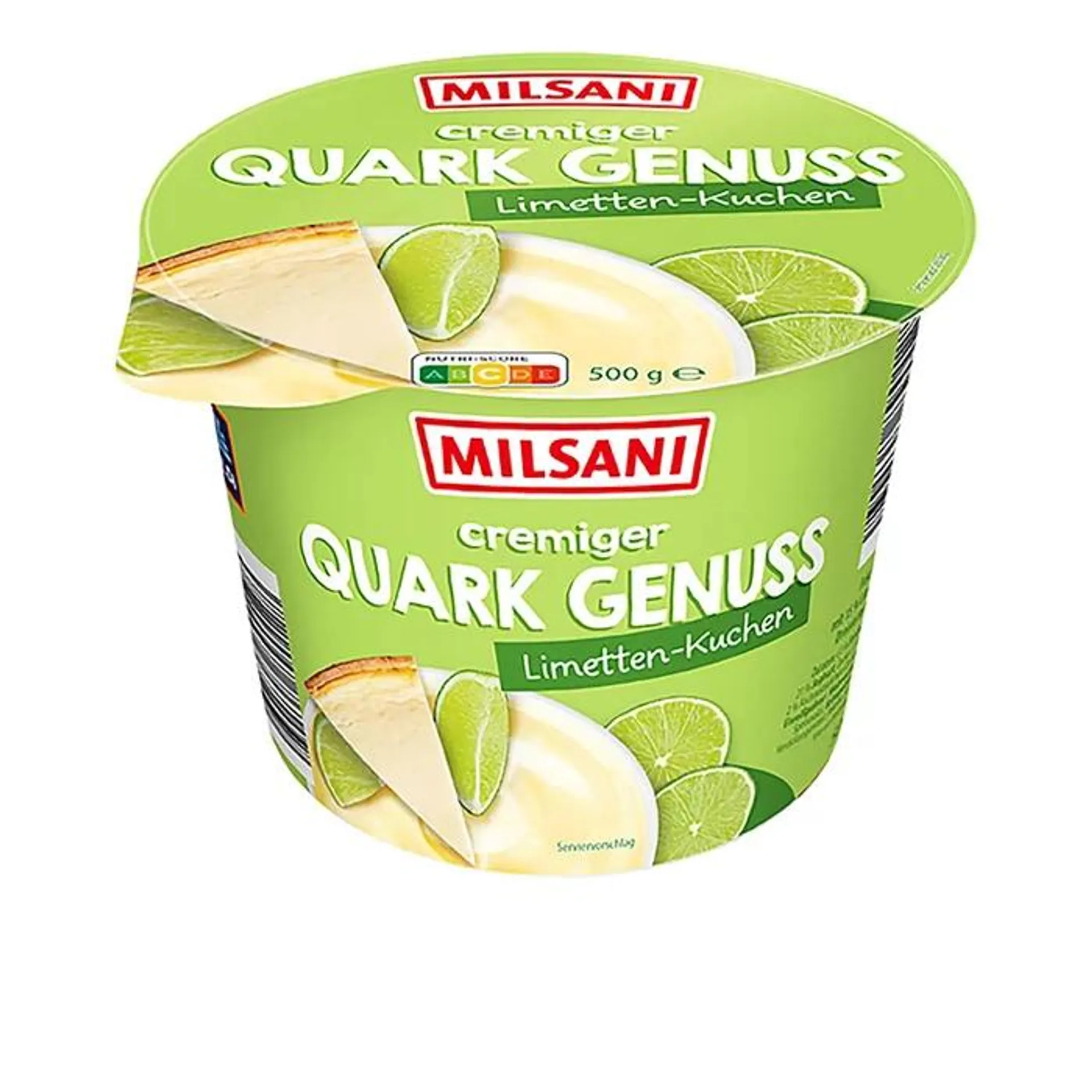 MILSANI cremiger Quark-Genuss 500 g, Limettenkuchen