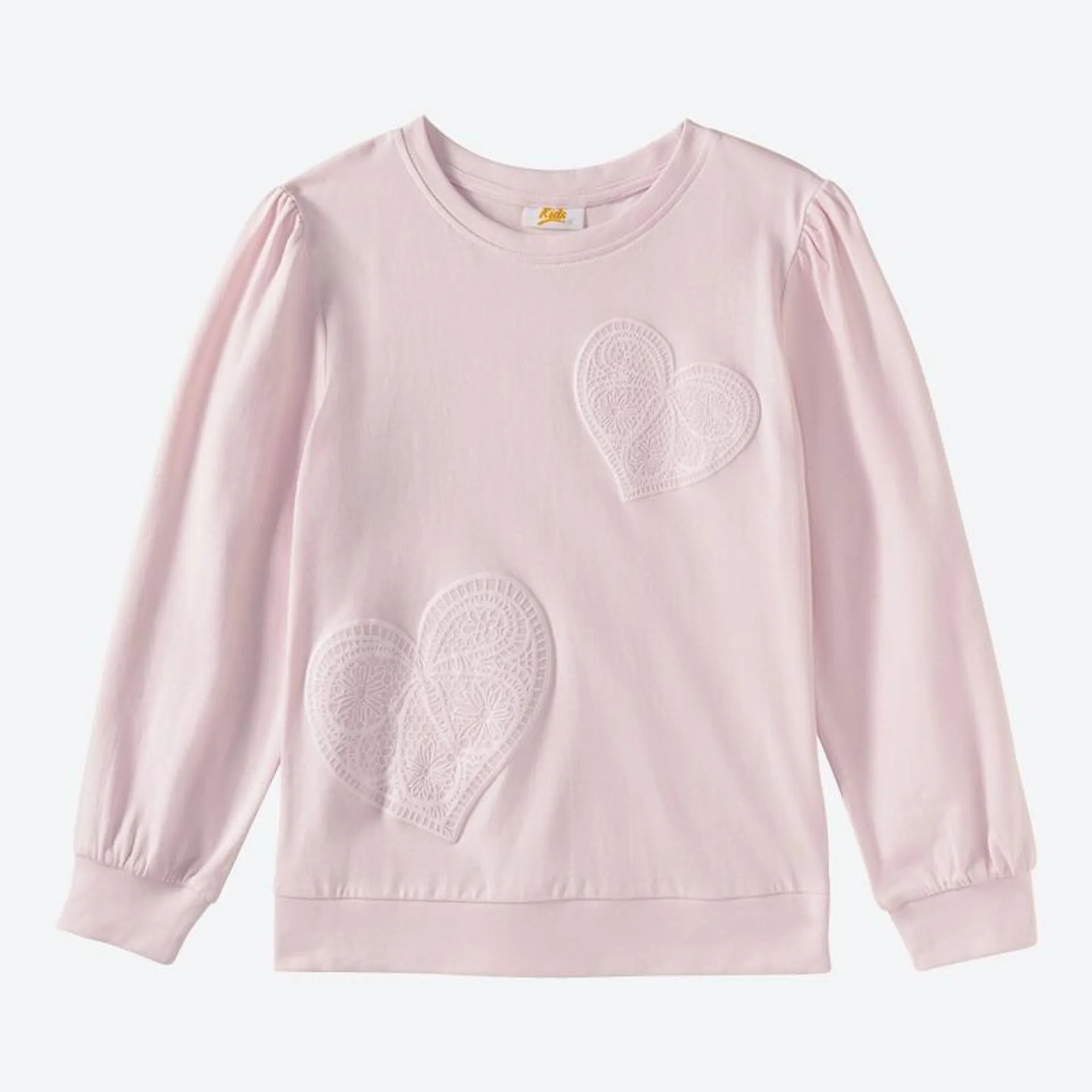 Kinder-Mädchen-Sweatshirt mit Glitter-Druck