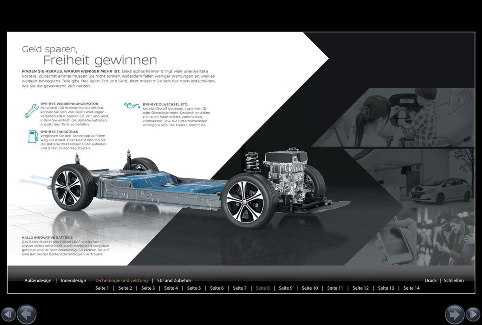 Vollelektrischer LEAF von 15. Juni bis 15. Juni 2025 - Prospekt seite 12