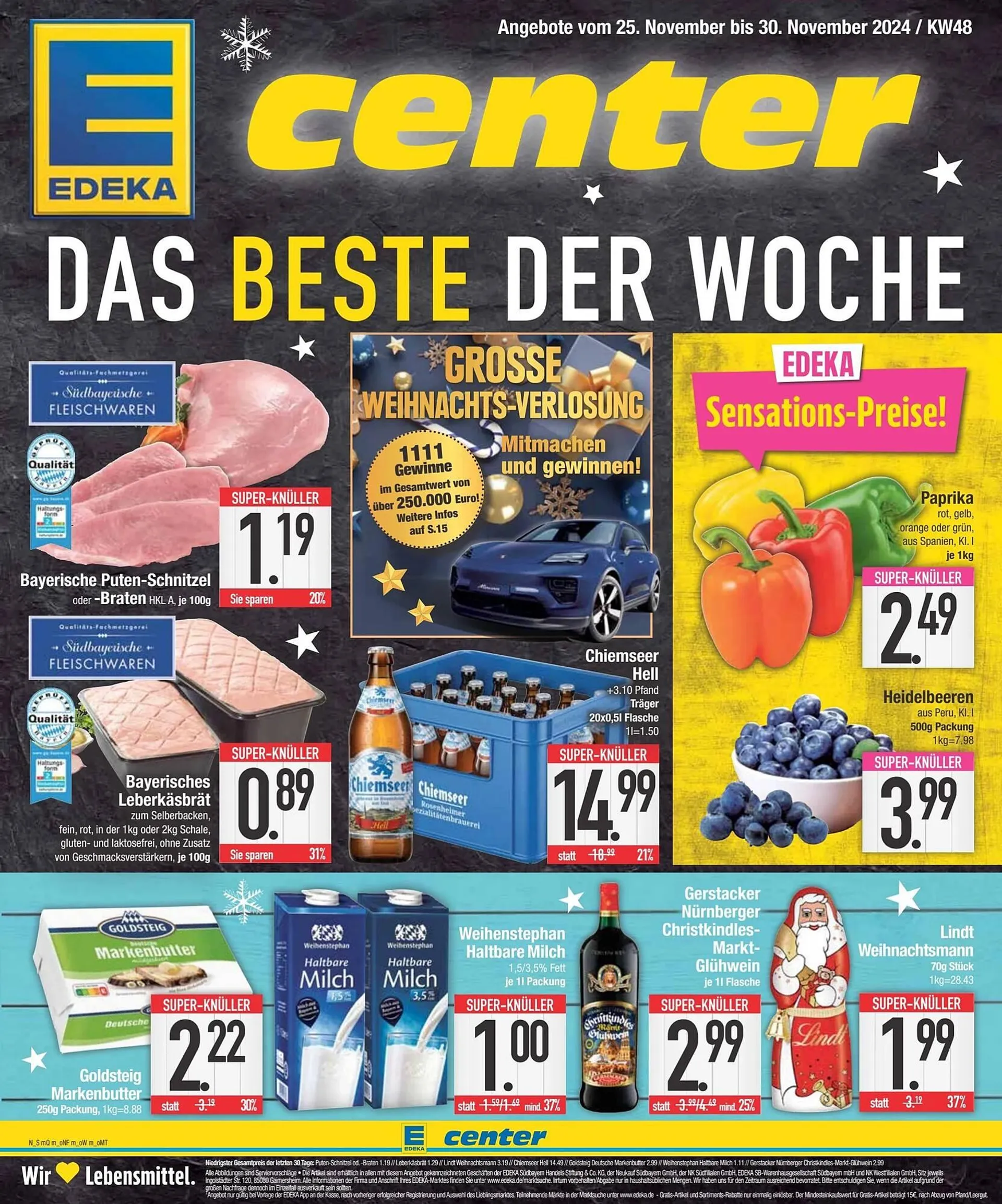 E-Center Prospekt von 25. November bis 1. Dezember 2024 - Prospekt seite 1