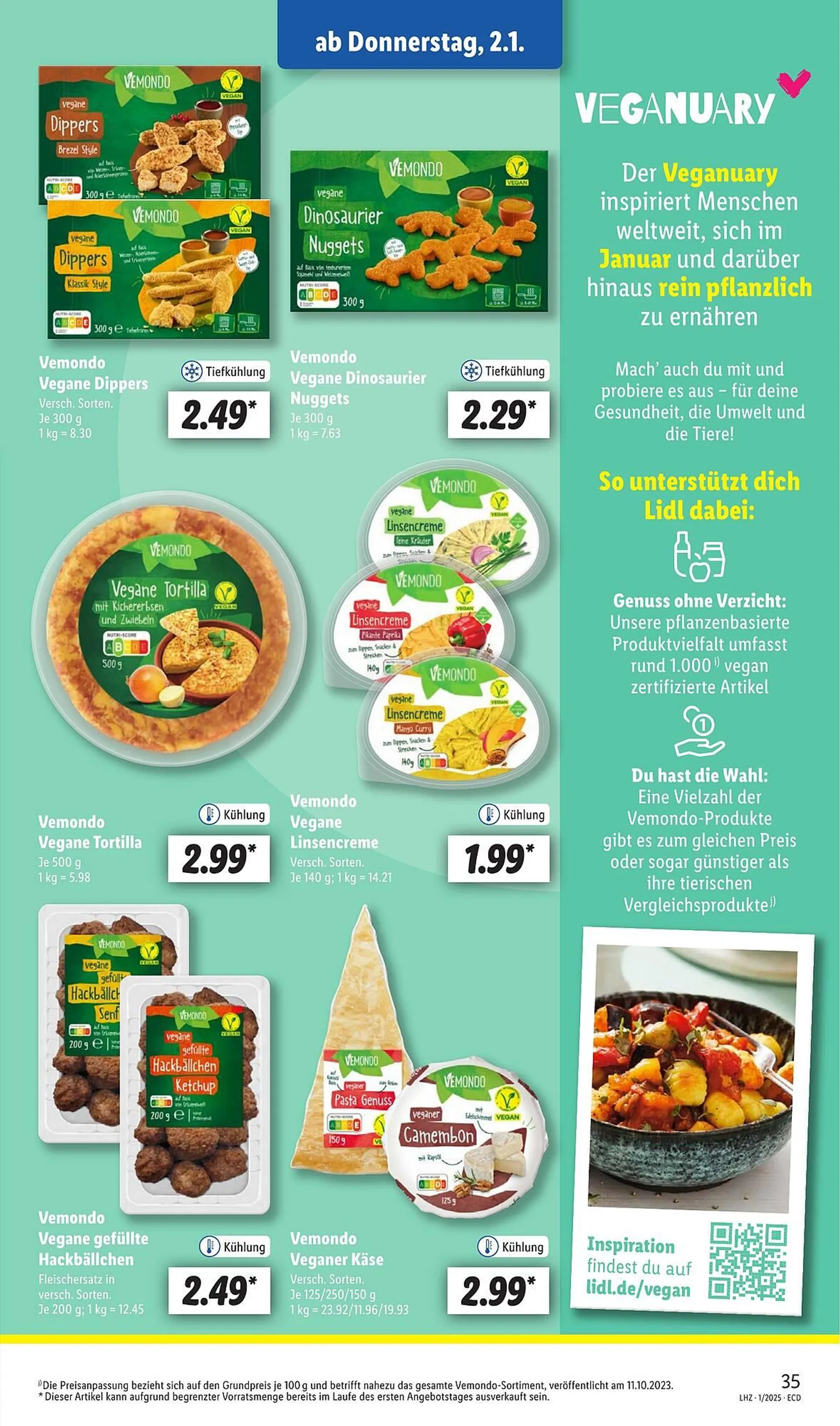 Lidl Prospekt von 30. Dezember bis 4. Januar 2026 - Prospekt seite 36