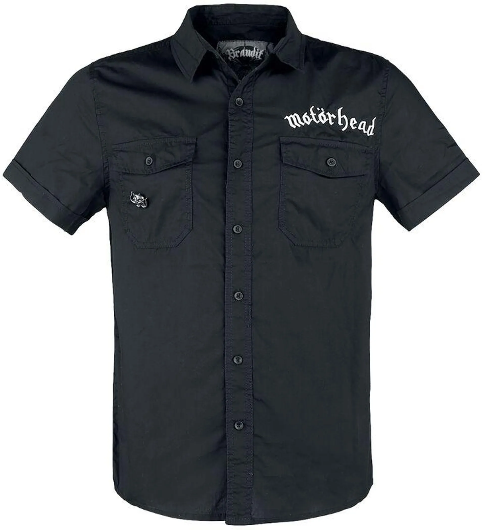 "Brandit Bastards - Roadstar Shirt" Kurzarmhemd schwarz von Motörhead