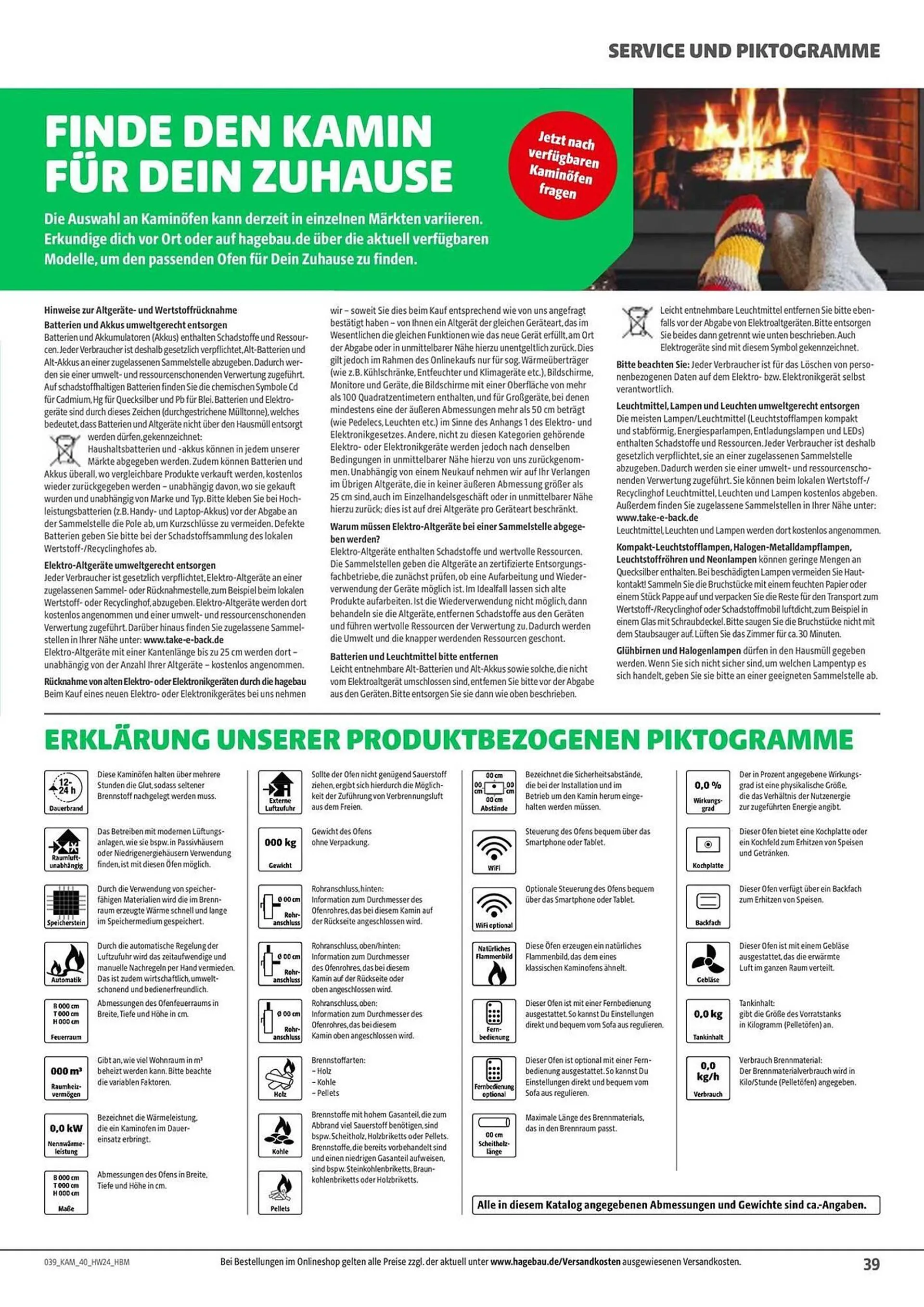 Hagebau Prospekt von 5. Juli bis 31. Dezember 2025 - Prospekt seite 39