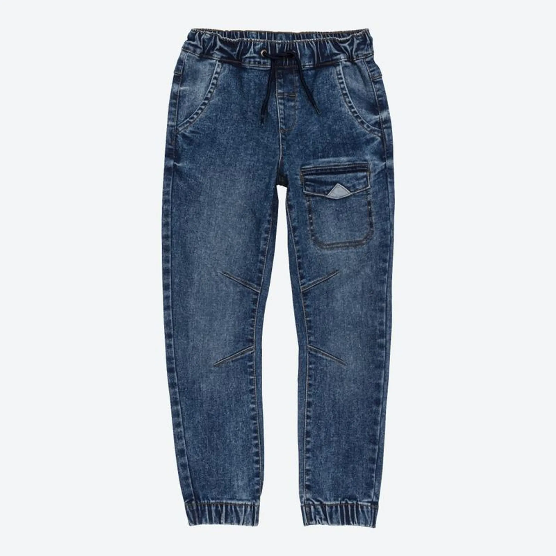 Kinder-Jungen-Jeans mit elastischem Bund