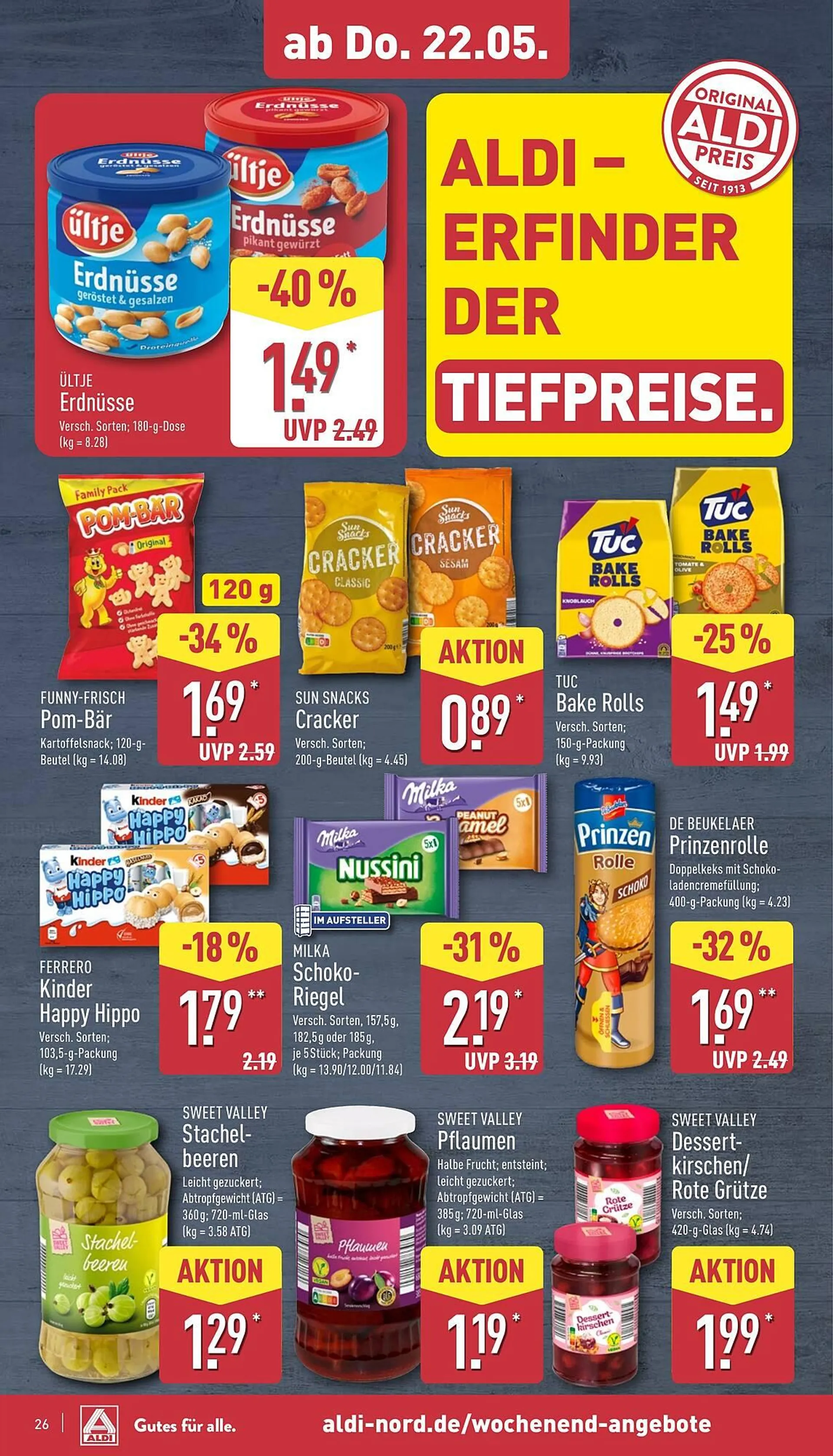 Aldi Nord Prospekt von 19. Mai bis 25. Mai 2025 - Prospekt seite 30