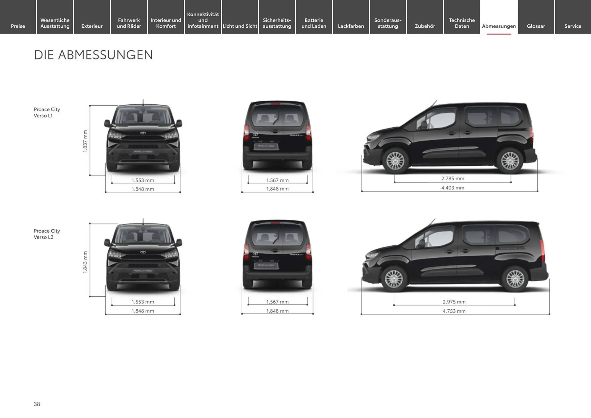 Toyota Prospekt von 18. Februar bis 24. Februar 2025 - Prospekt seite 38