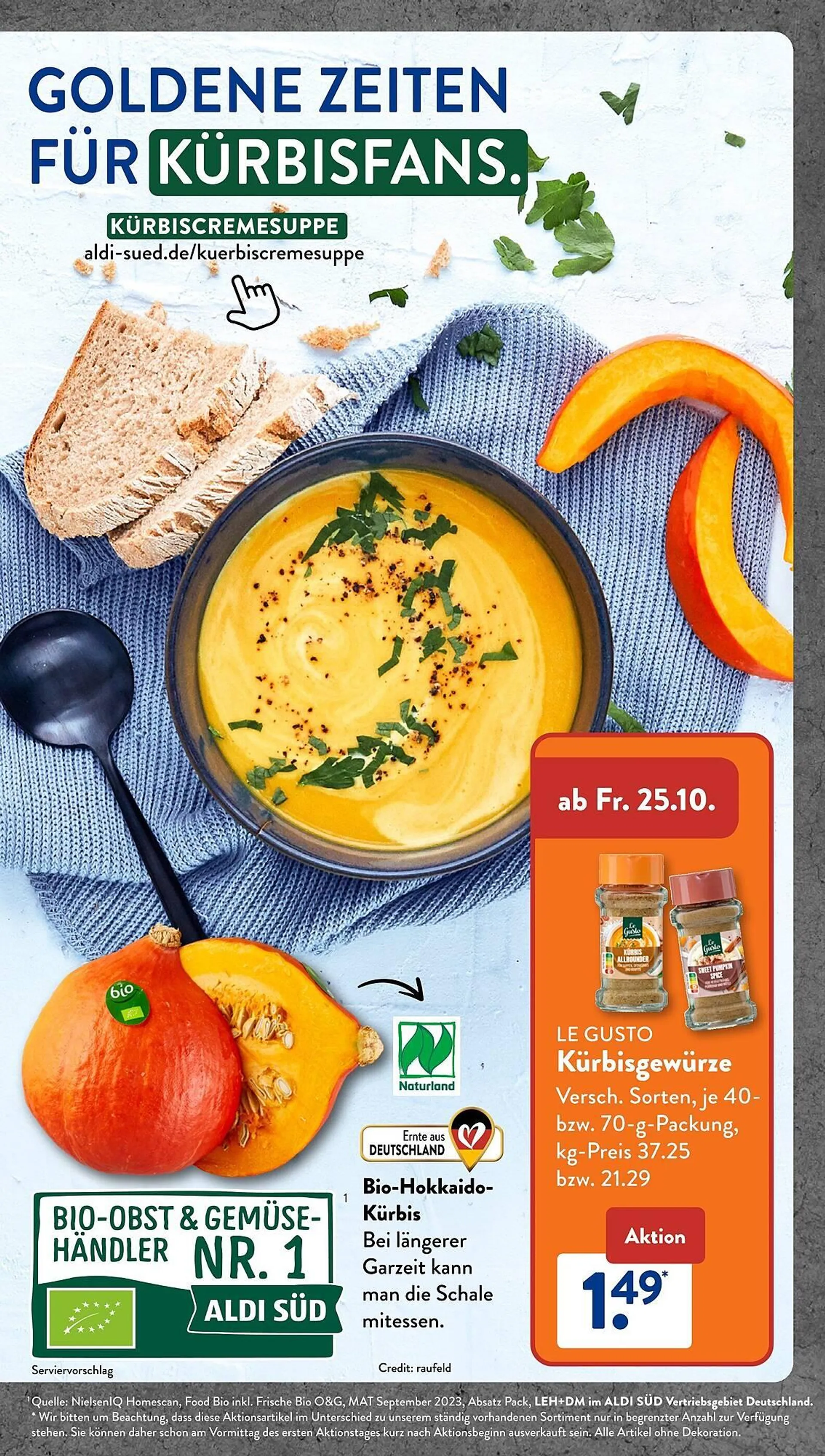 Aldi Süd Prospekt von 1. Oktober bis 31. Oktober 2024 - Prospekt seite 14