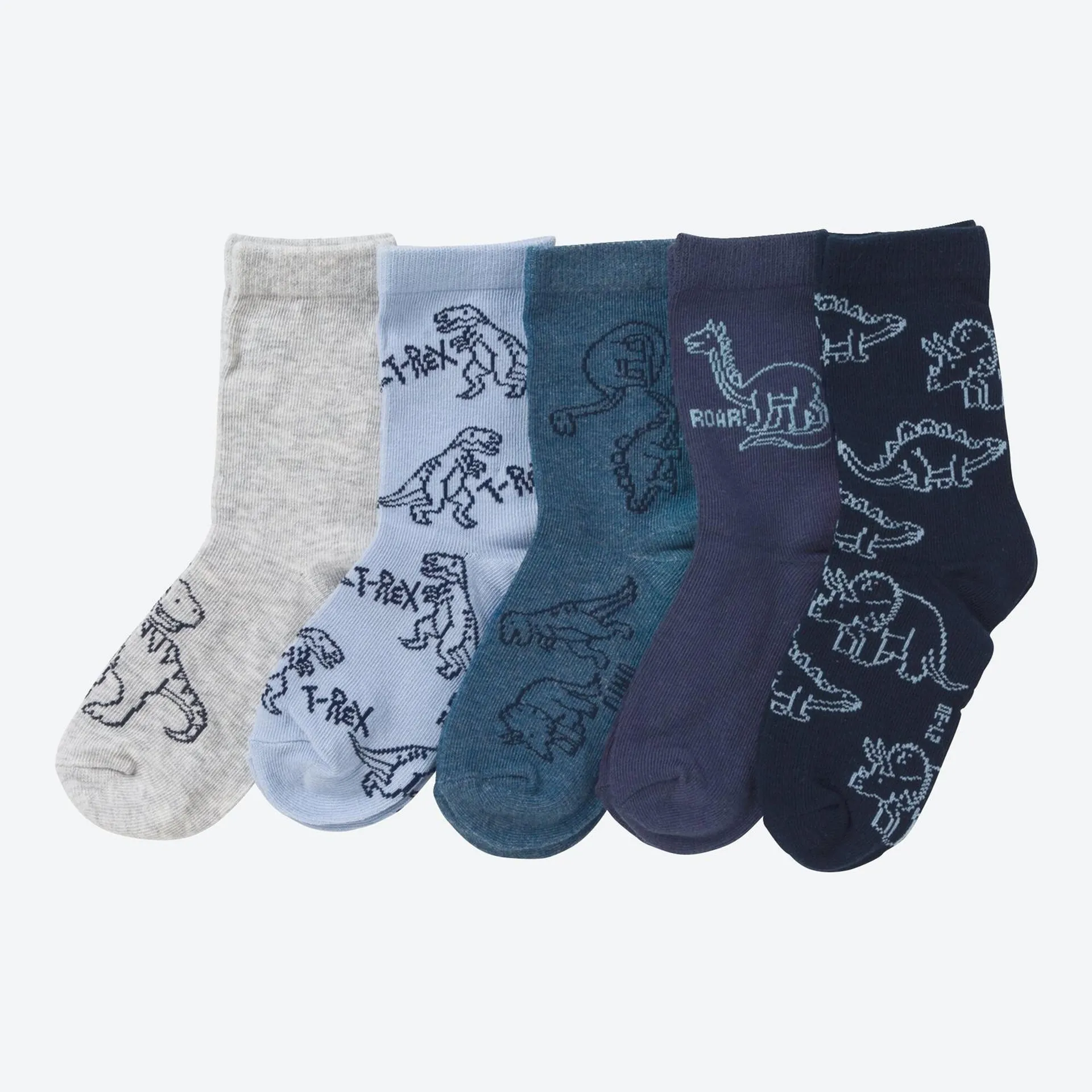 Jungen-Socken mit Baumwolle, 5er Pack