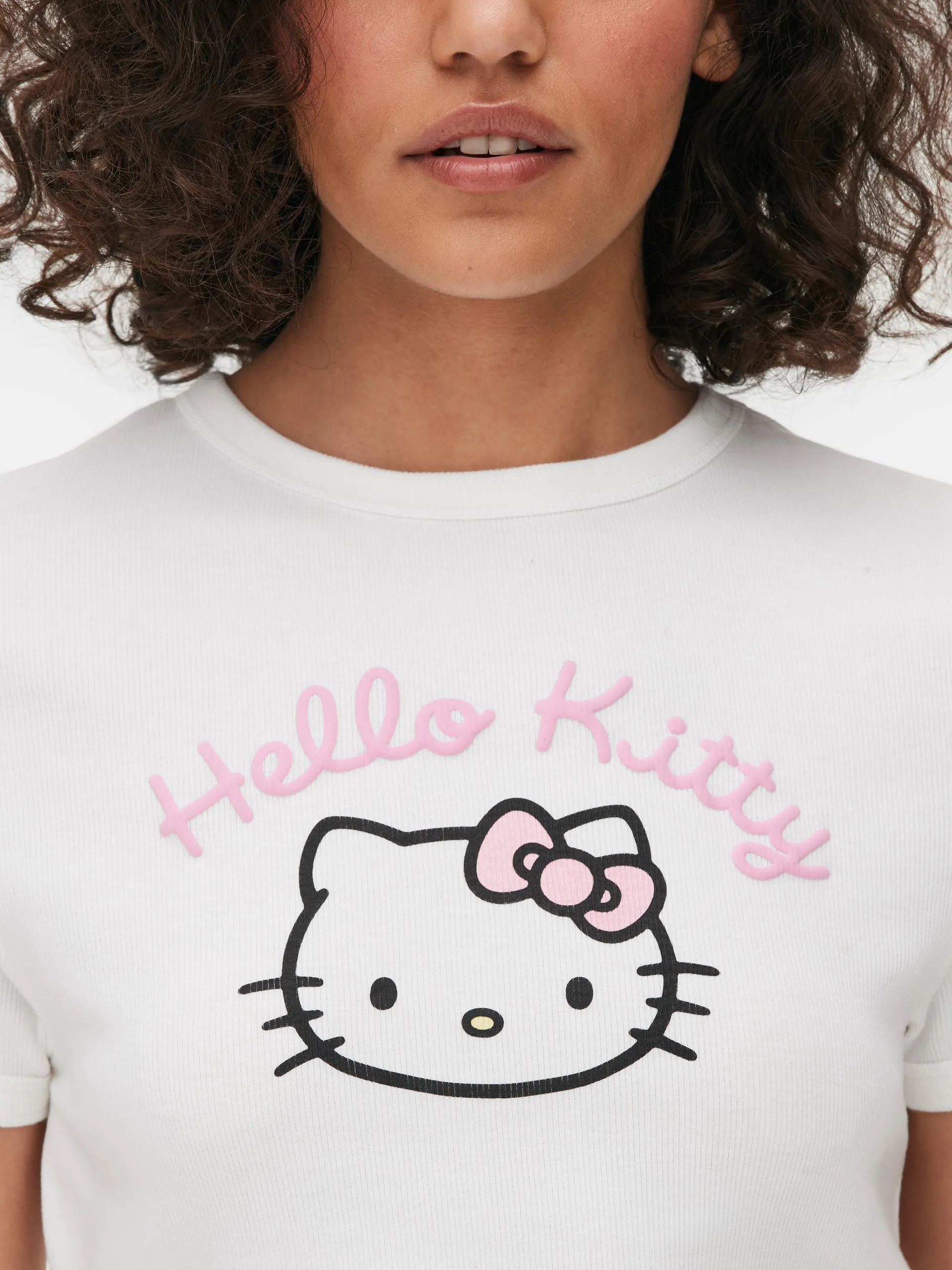 „Hello Kitty“ Baby Tee Schlafanzug-Oberteil