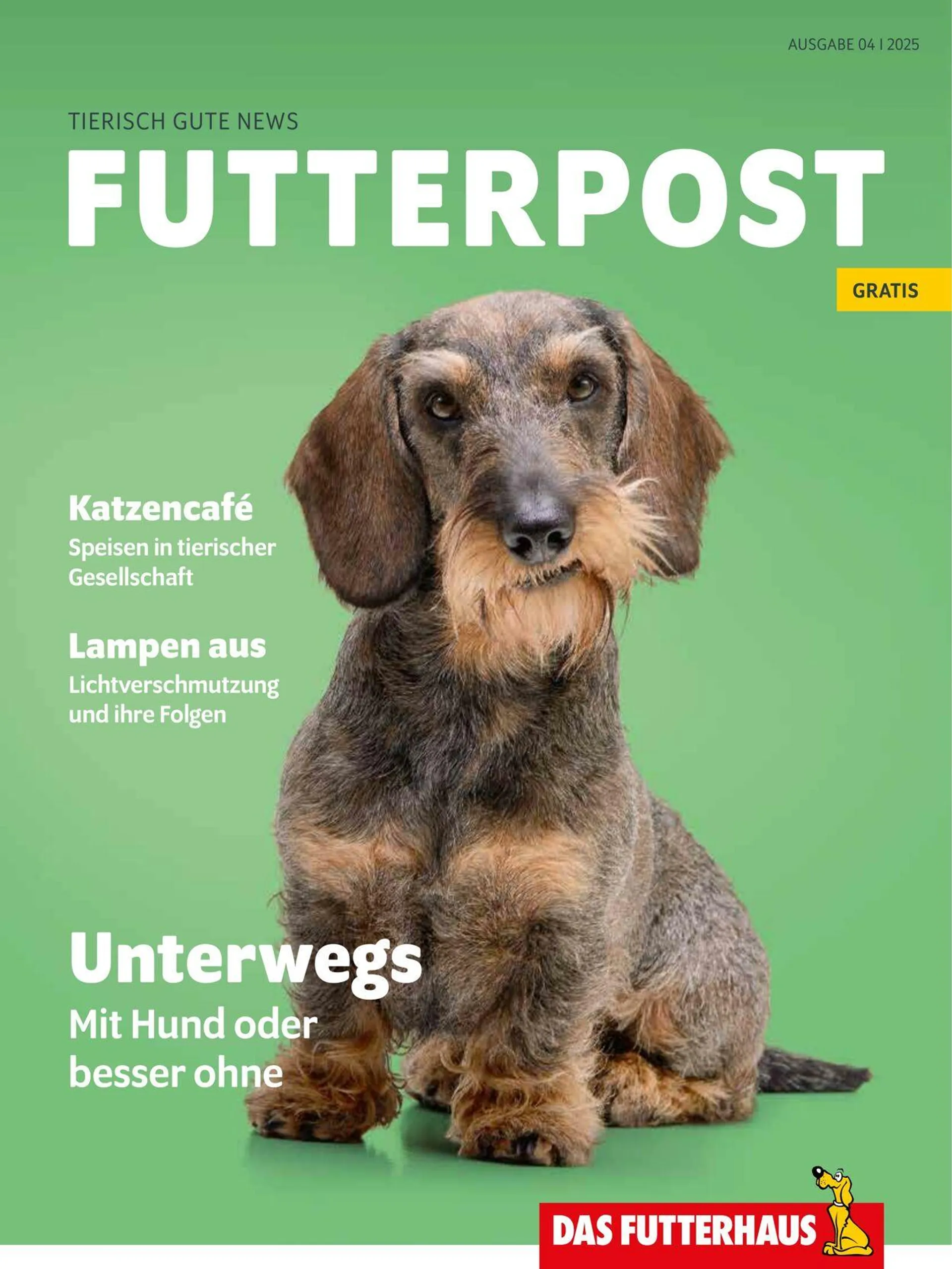 Futterhaus Aktueller Prospekt von 1. August bis 31. August 2025 - Prospekt seite 1